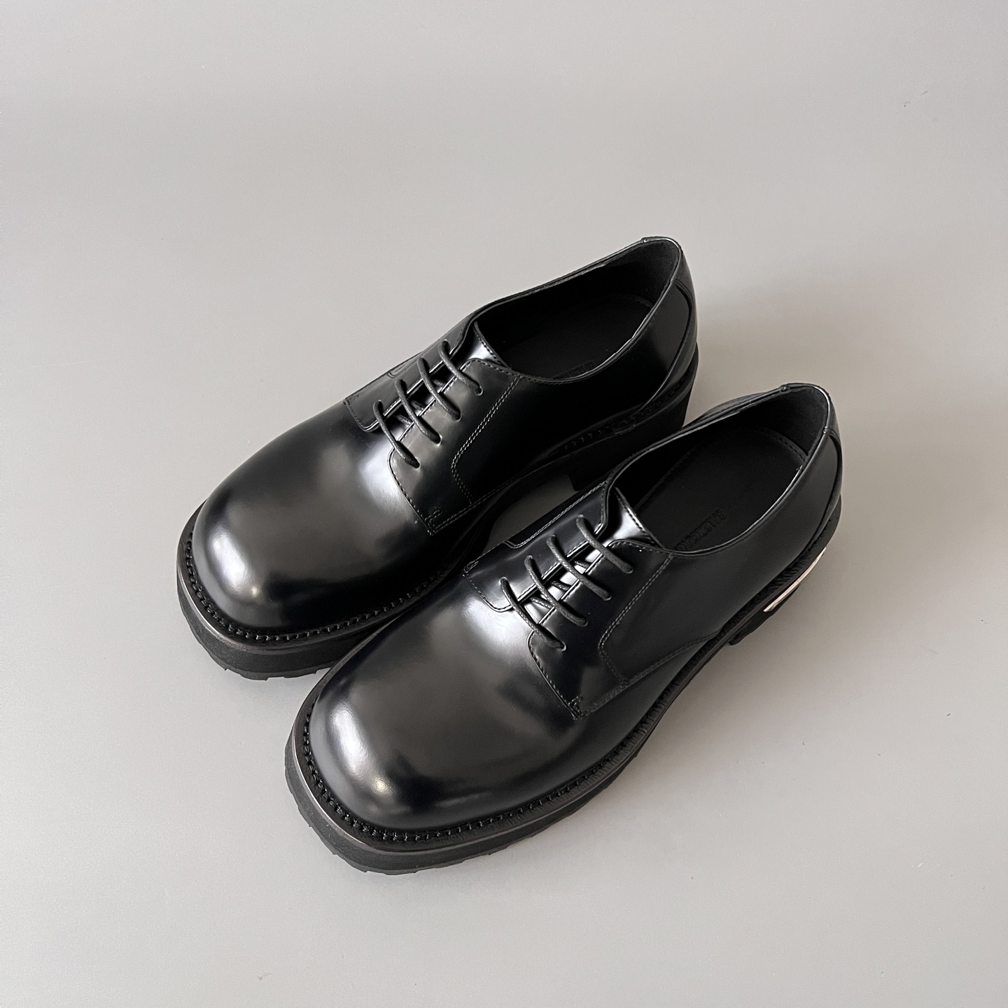 Balenciaga  巴黎世家 Venom pour  牛皮  德比鞋  厚底 黑色 C0- 850556WCBF11081