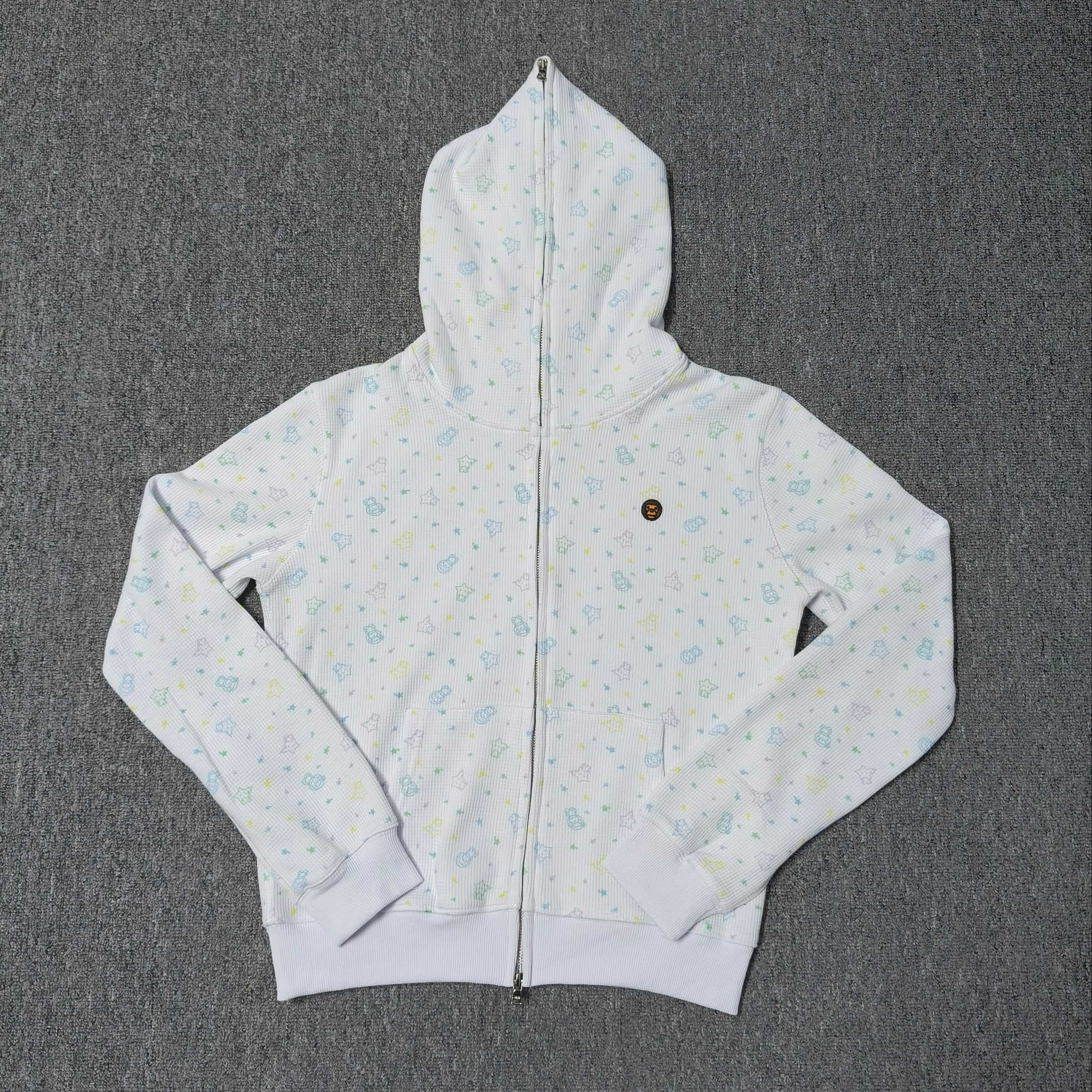 女款 A BATHING APE BAPE   FW26  华夫格 碎花  拉链外套   2M80-215-304