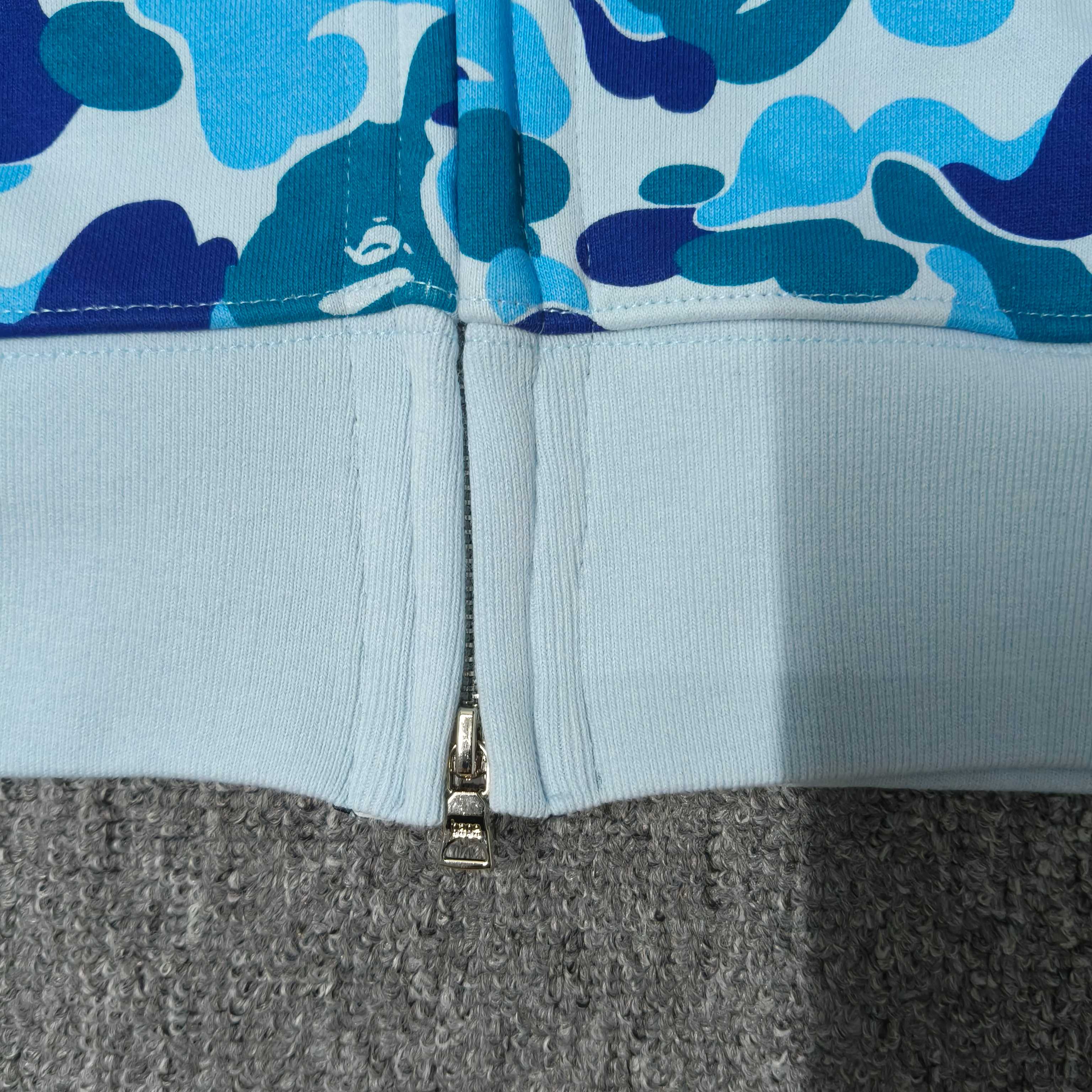 A BATHING APE BAPE ABC 双头 迷彩 鲨鱼猿人拉链外套  男女同款  0ZXSWM003151Q
