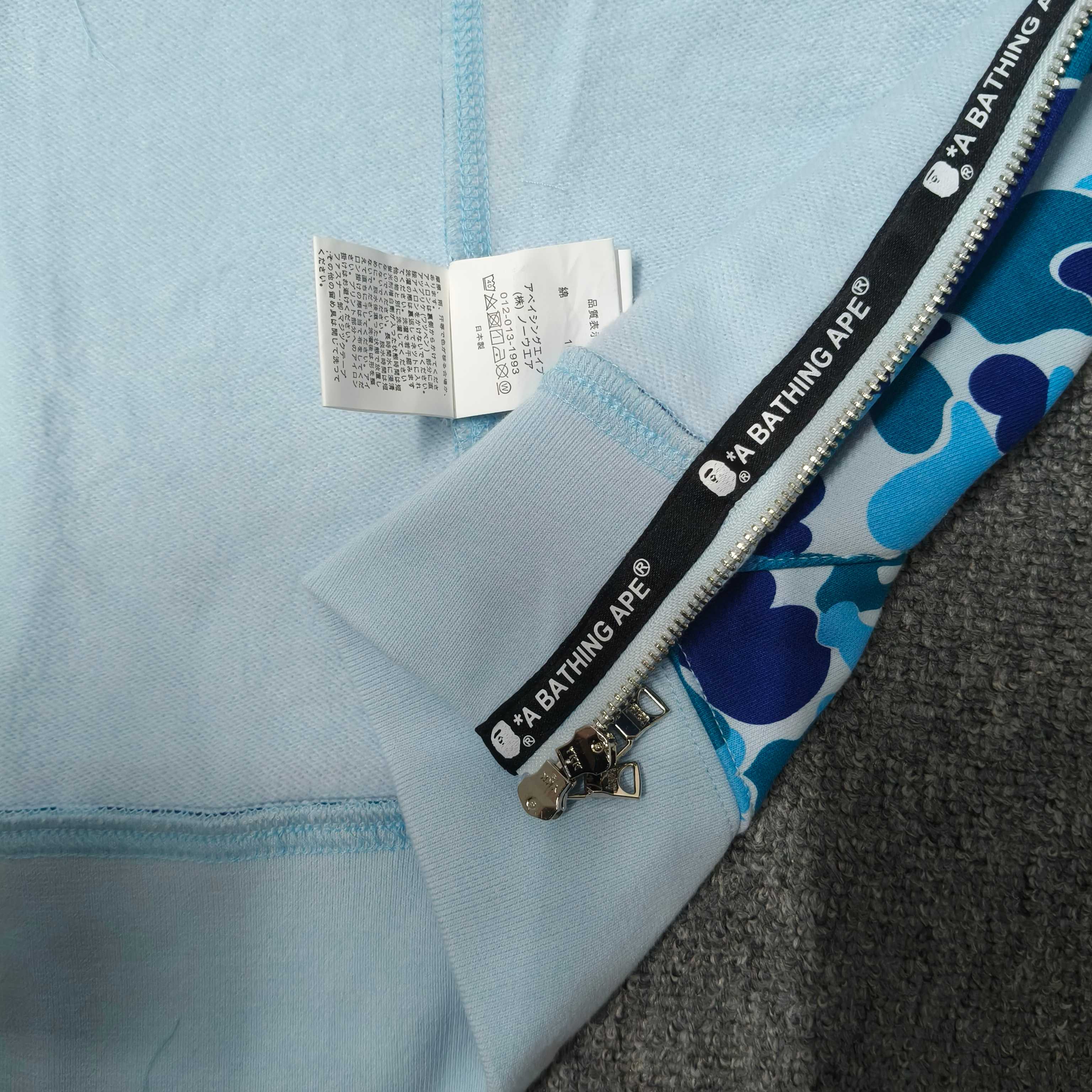 A BATHING APE BAPE ABC 双头 迷彩 鲨鱼猿人拉链外套  男女同款  0ZXSWM003151Q