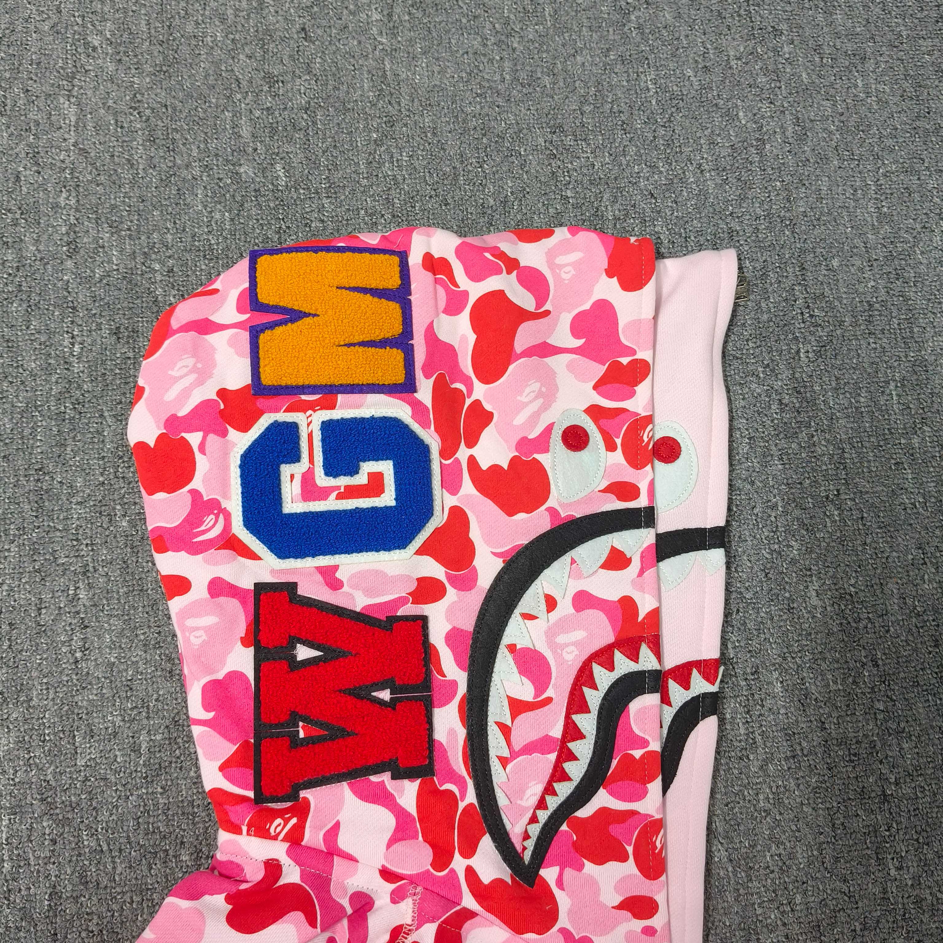 A BATHING APE BAPE ABC 双头 迷彩 鲨鱼猿人拉链外套  男女同款  0ZXSWM003151Q