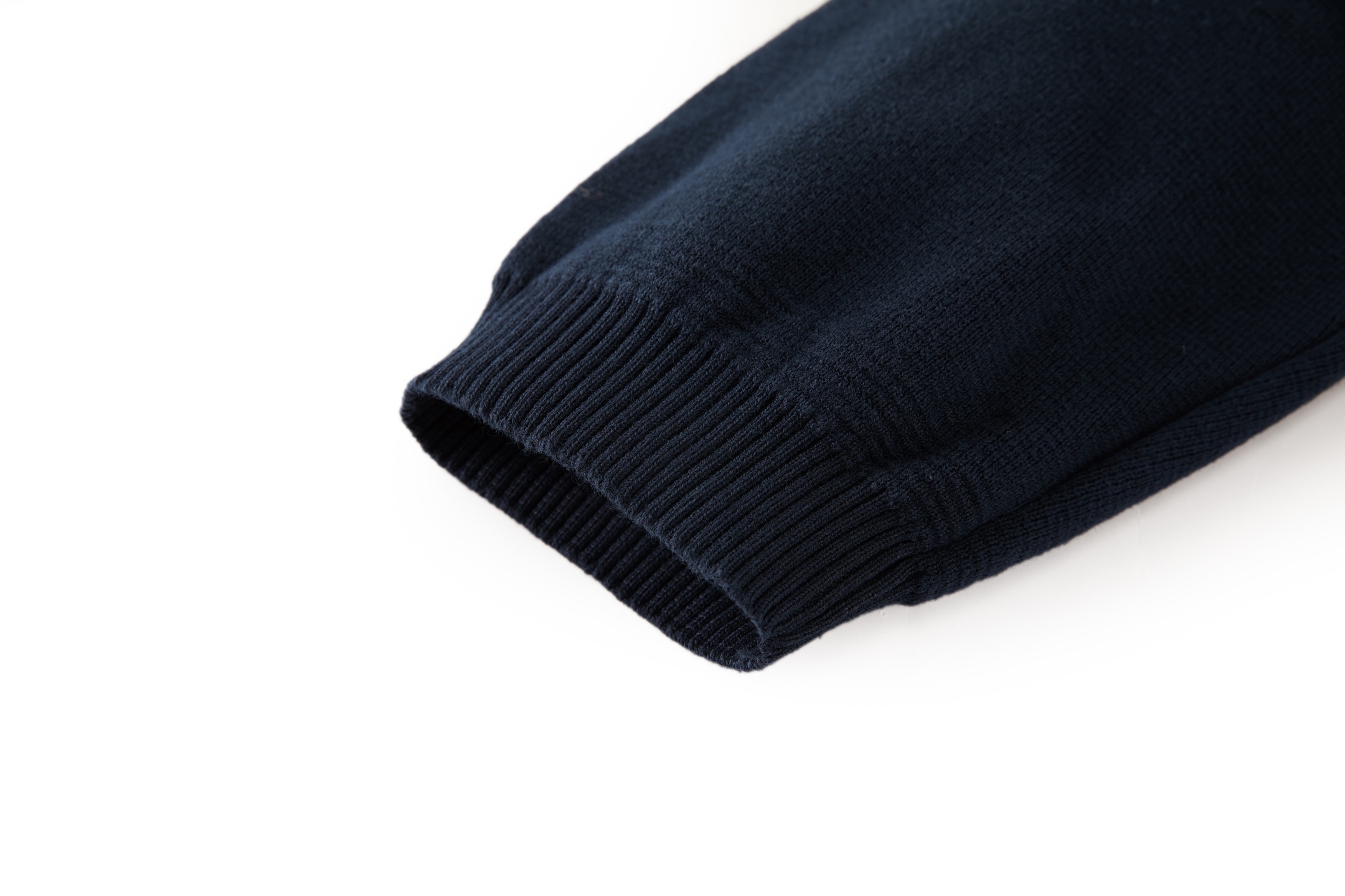 Moncler 蒙口 皮革口袋标识拉链针织外套 针织衫 长袖 秋冬 藏蓝色 黑色 灰色 B5