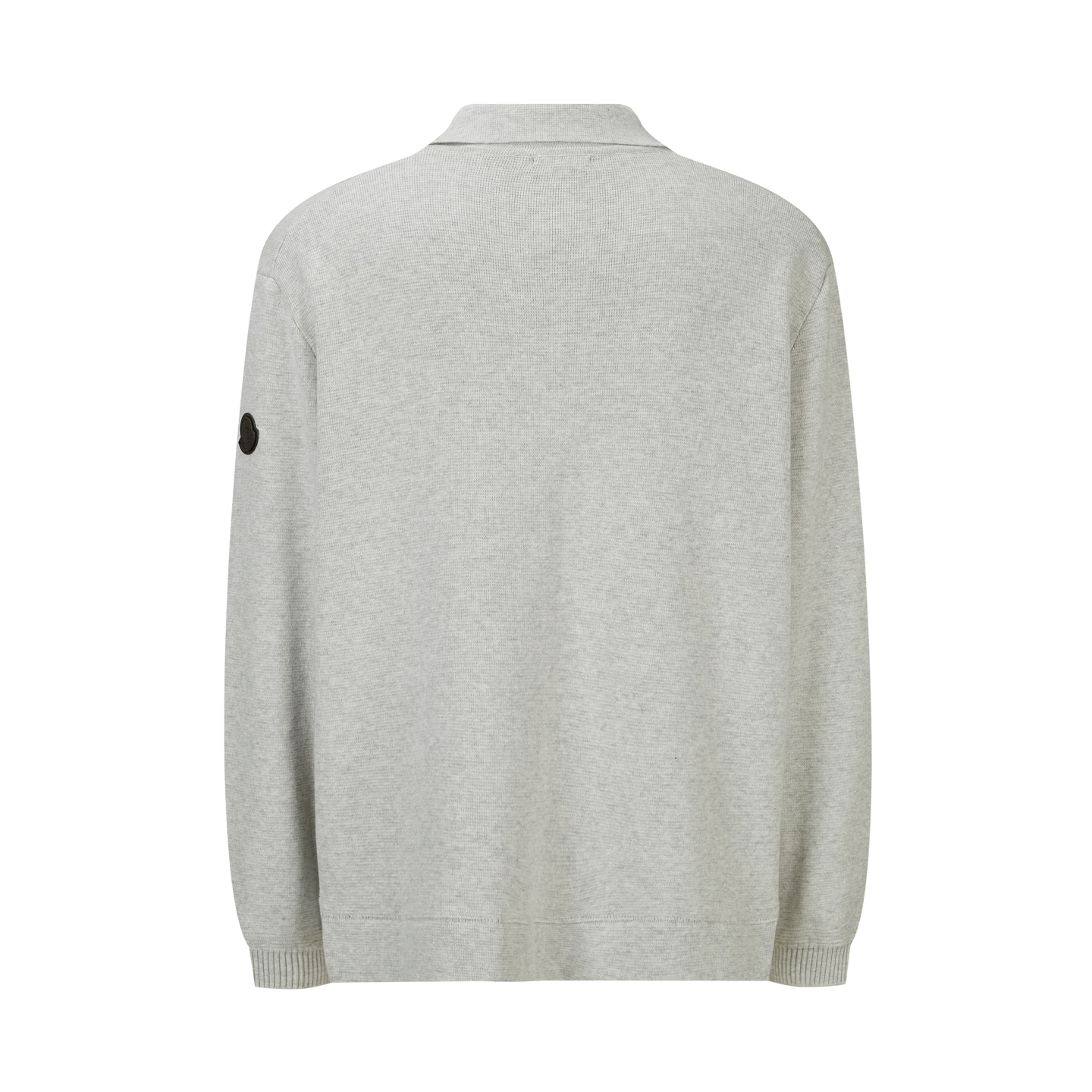 Moncler 蒙口 皮革口袋标识拉链针织外套 针织衫 长袖 秋冬 藏蓝色 黑色 灰色 B5
