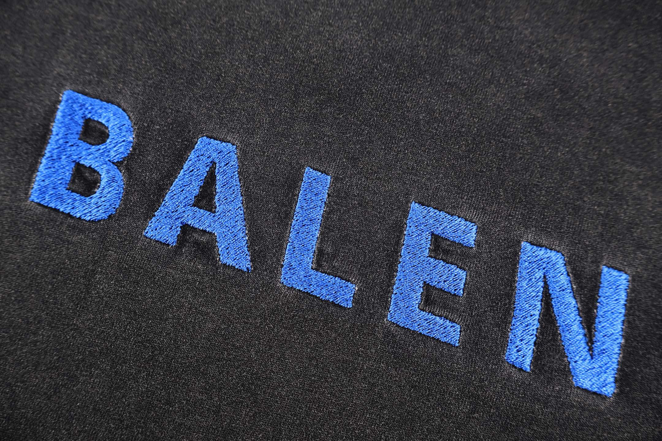 Balenciaga 巴黎世家 水洗logo刺绣圆领T恤 卫衣 长袖 秋冬 灰色 B0
