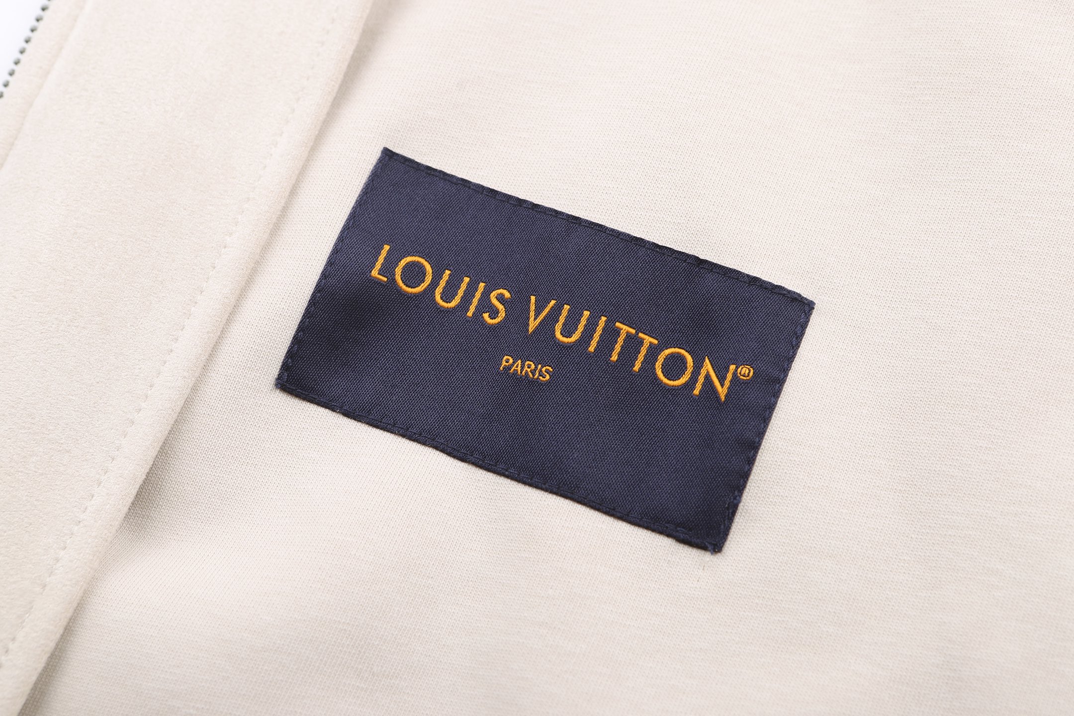 LOUIS VUITTON 路易威登 刺绣标识绒面拉链飞行员夹克 棒球服 外套 秋冬 长袖 C0