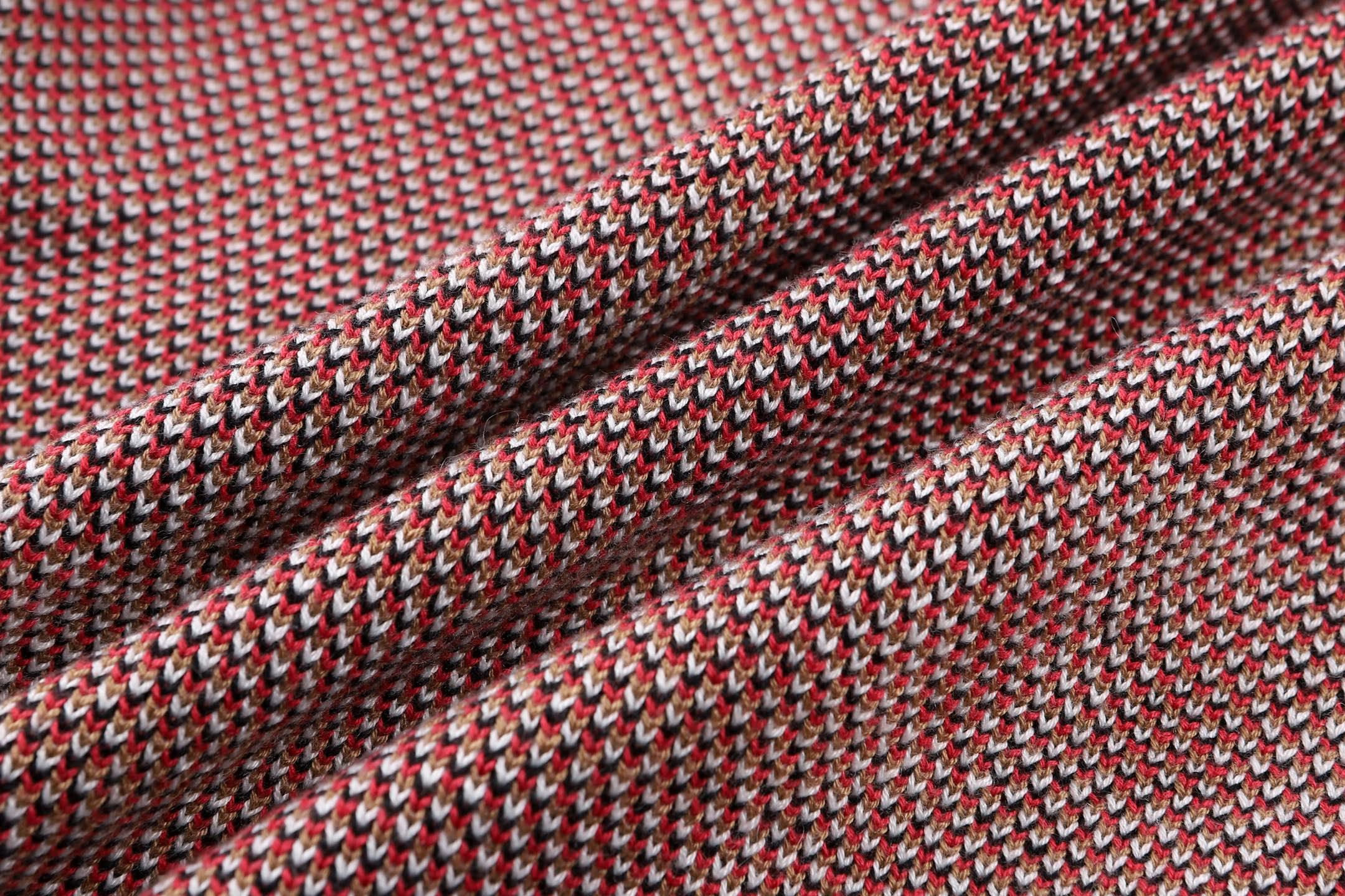 Burberry 巴宝莉 格纹标识拉链针织毛衣 夹克 针织衫 长袖 外套 棕色 B5