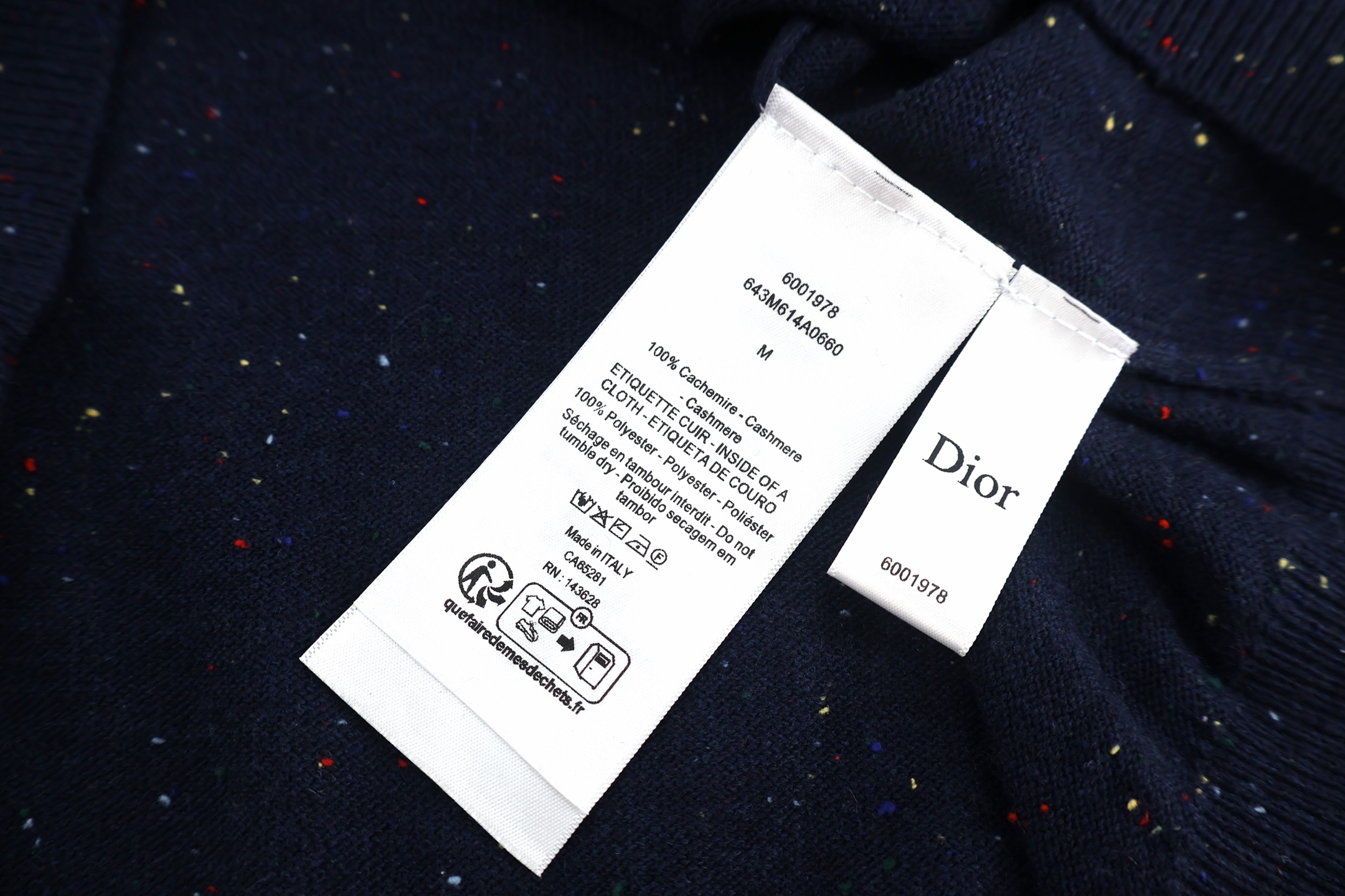 DIOR 迪奥 字母刺绣辩驳圆领毛衣 针织衫 外套 秋冬 长袖 灰色 蓝色 B0