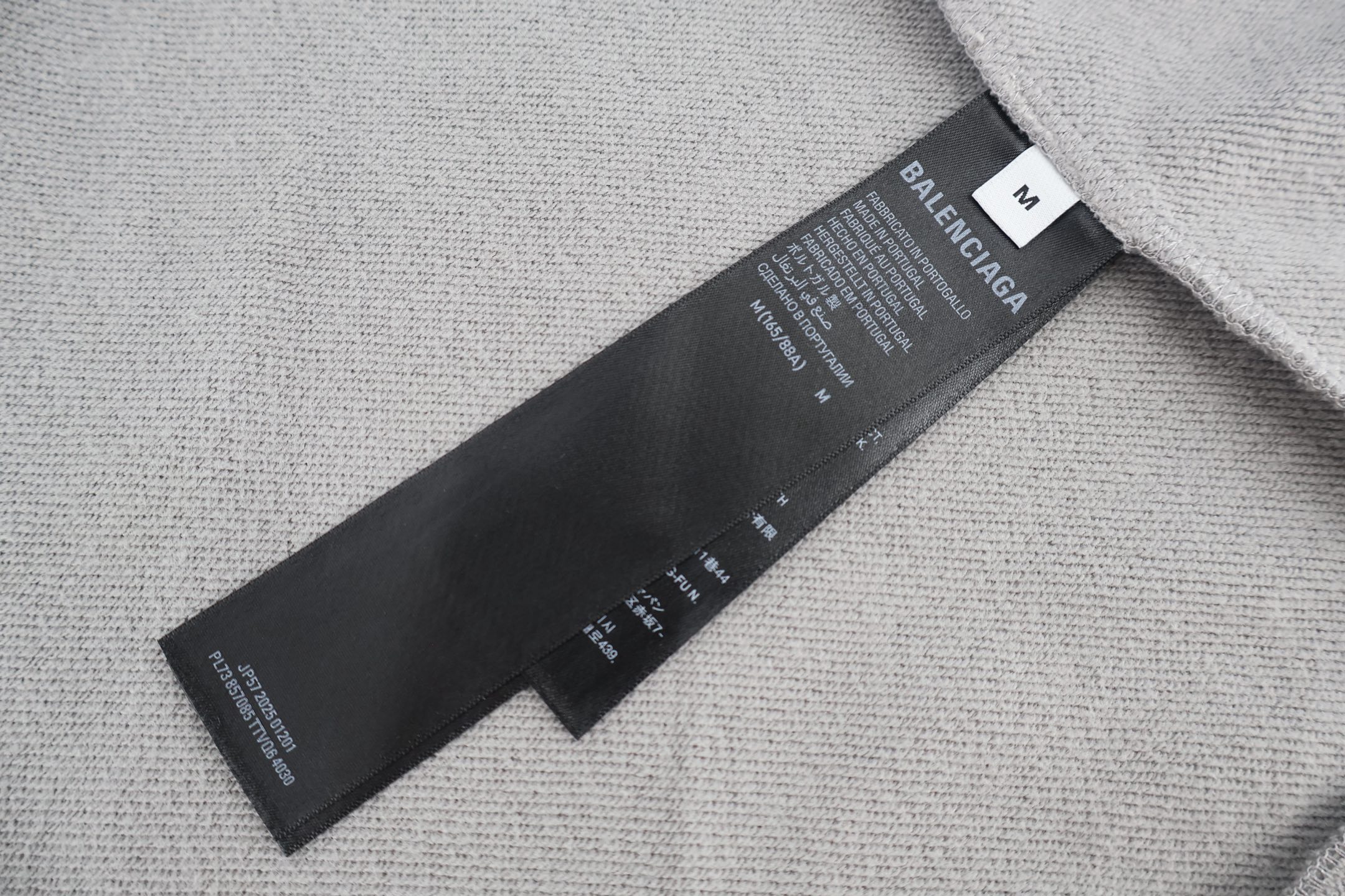 Balenciaga 巴黎世家 粮食计划拉链连帽卫衣 外套 连帽衫 长袖 秋冬 灰色 藏蓝色 B0