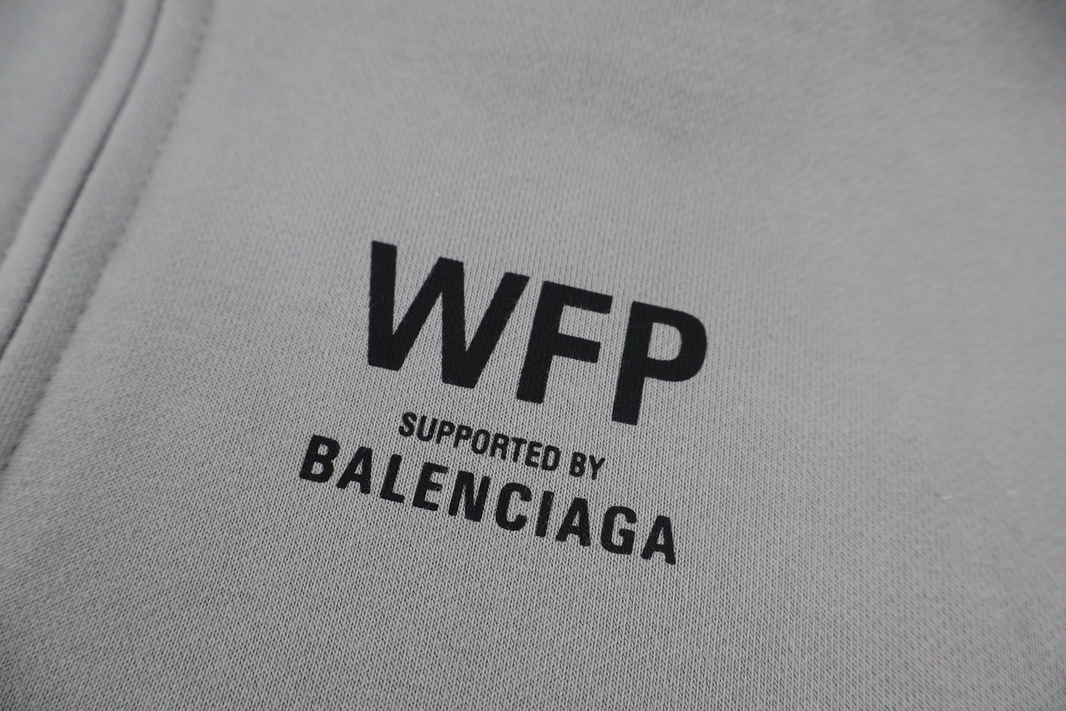 Balenciaga 巴黎世家 粮食计划拉链连帽卫衣 外套 连帽衫 长袖 秋冬 灰色 藏蓝色 B0