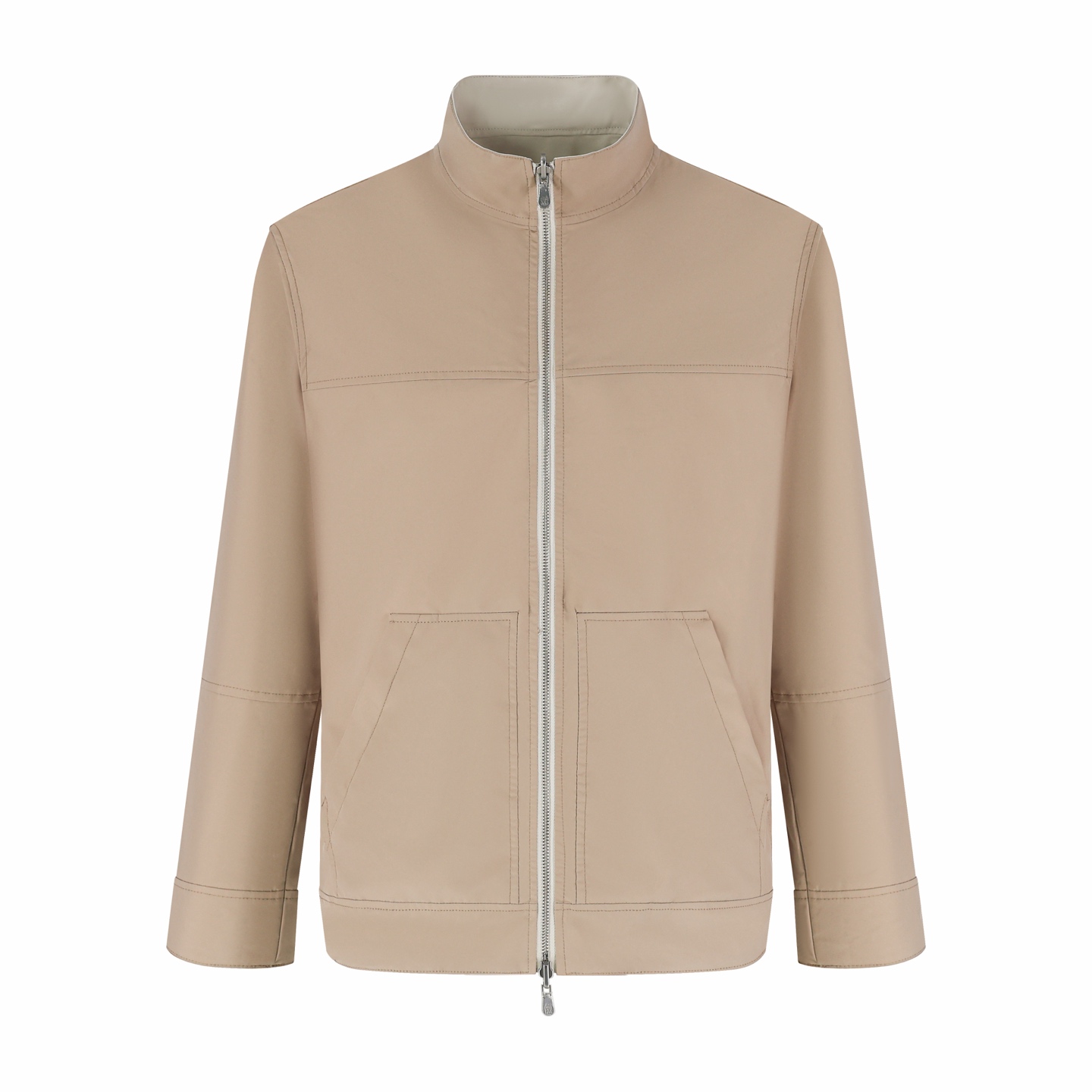 Brunello Cucinelli 双面两穿超薄小羊皮拉链皮衣夹克 外套 长袖 秋冬款 C5