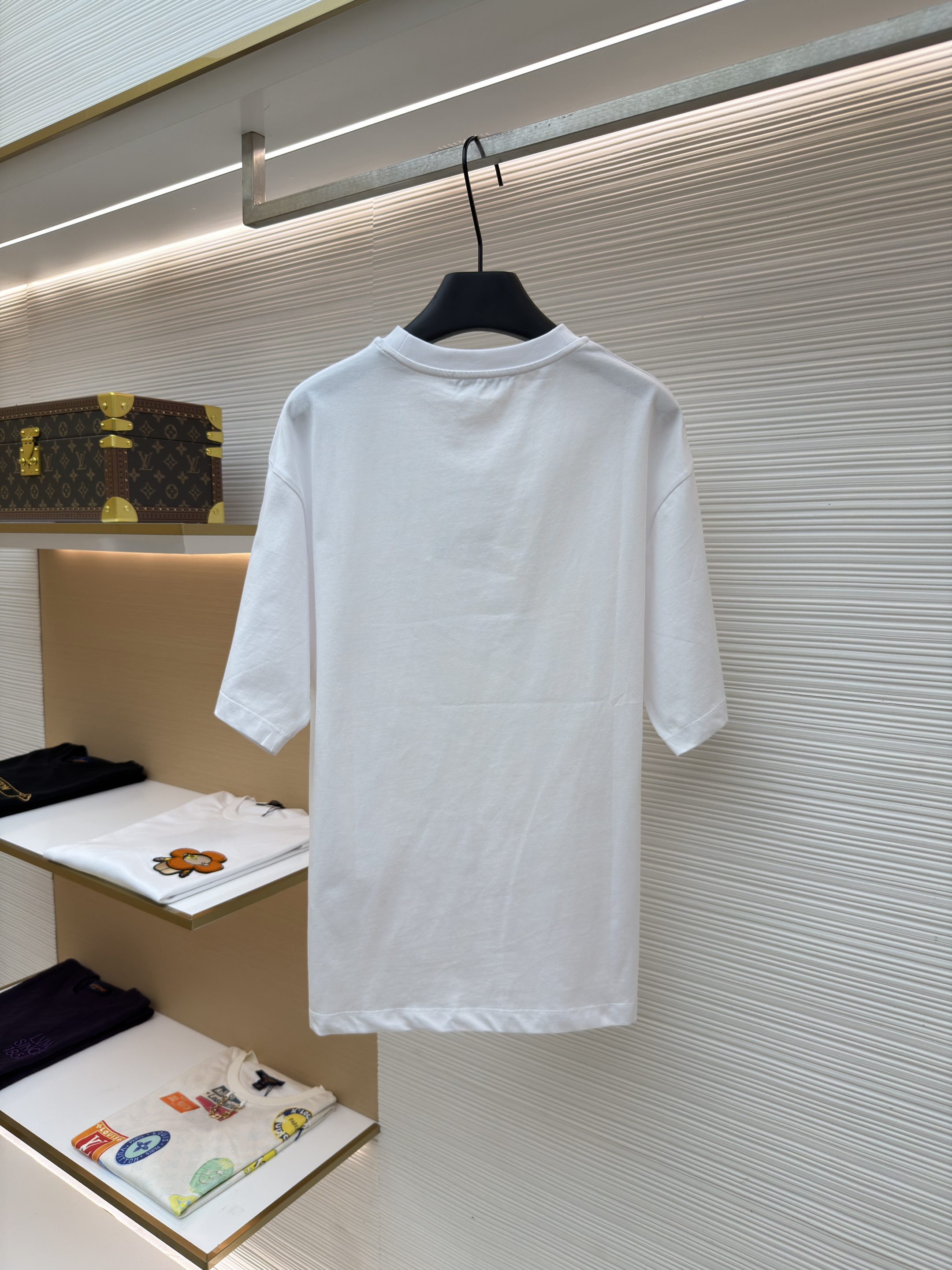 Acne Studios 陈森袖标字母圆领T恤 短袖 夏款 白色 A0