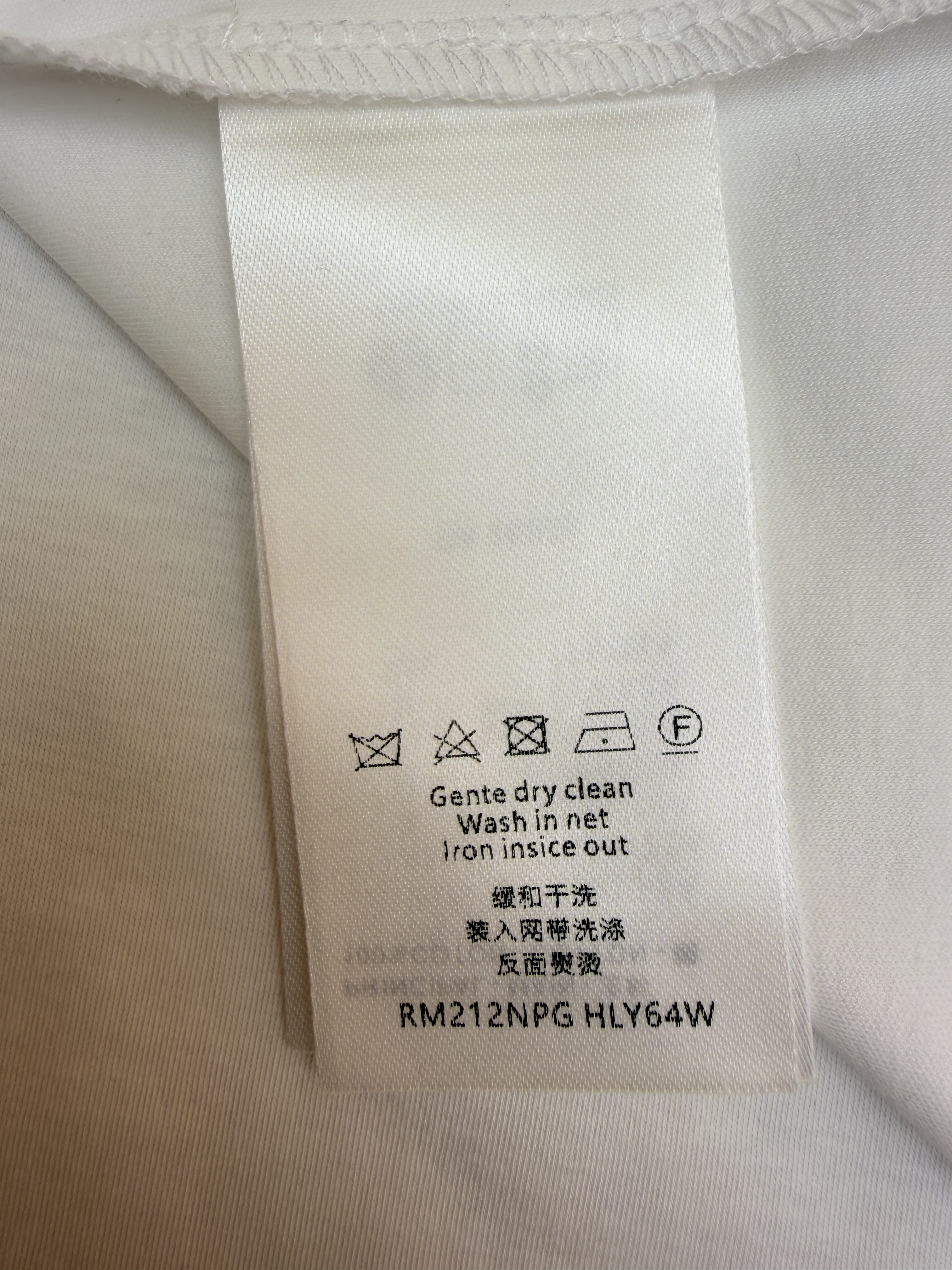 LOUIS VUITTON 路易威登 LV 印章圆领短袖 T恤 夏季 白色 A0