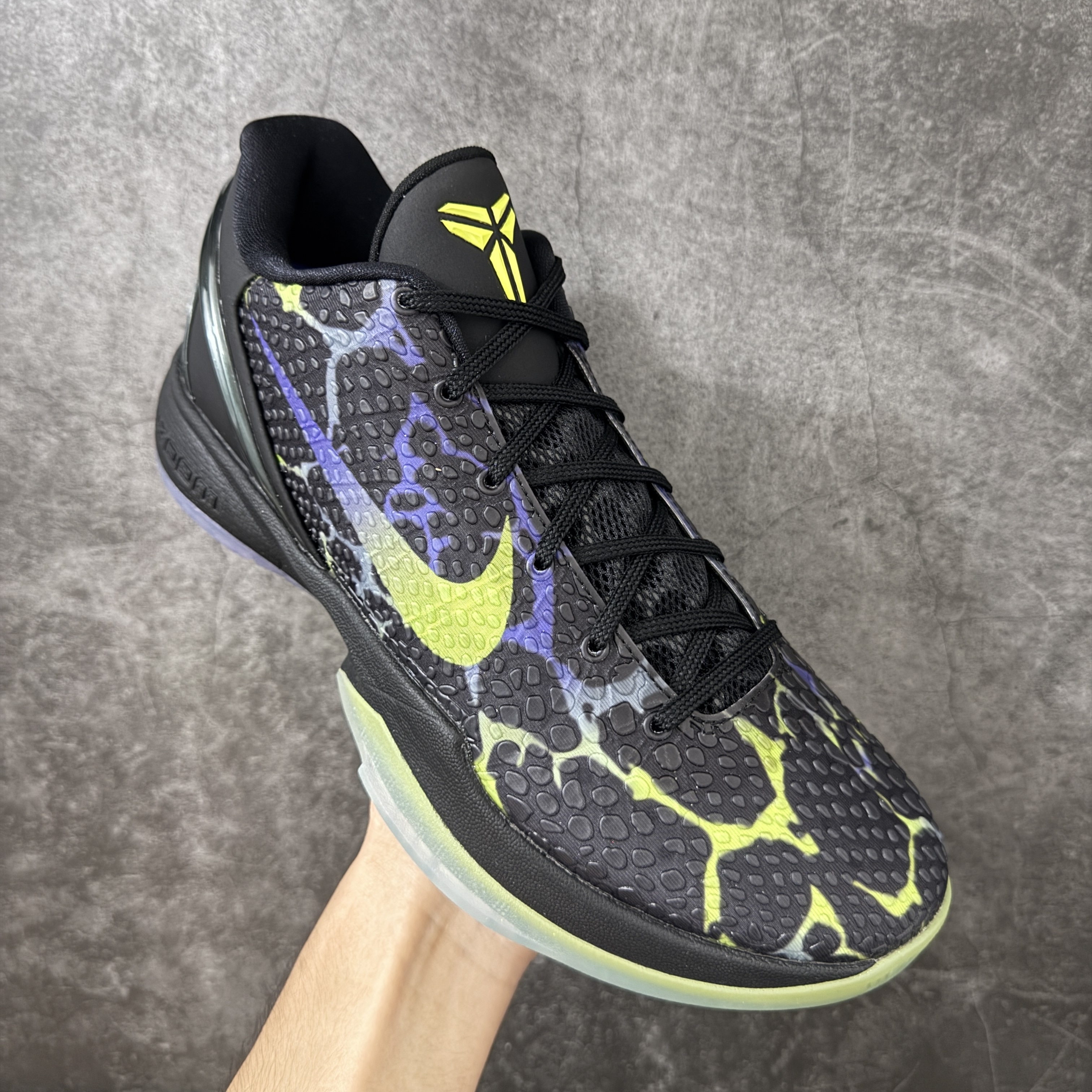 GX Kobe6  前掌Zoom Turbo 气垫 后掌EVA缓震 低筒 球鞋 籃球鞋 實戰鞋 真碳板 男鞋 波鞋  圣诞节煤块 IO6261-001