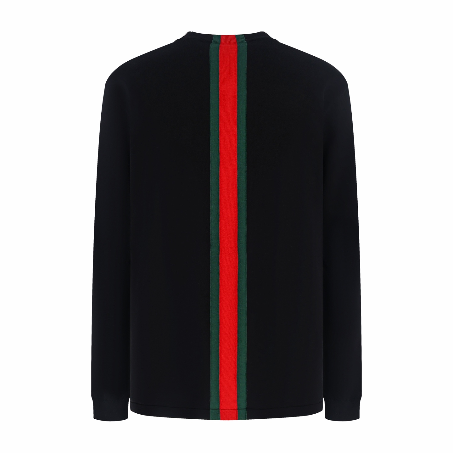 GUCCI 古驰 竖条纹提花圆领毛衣 针织衫 外套 秋冬 长袖 黑色  白色 B0