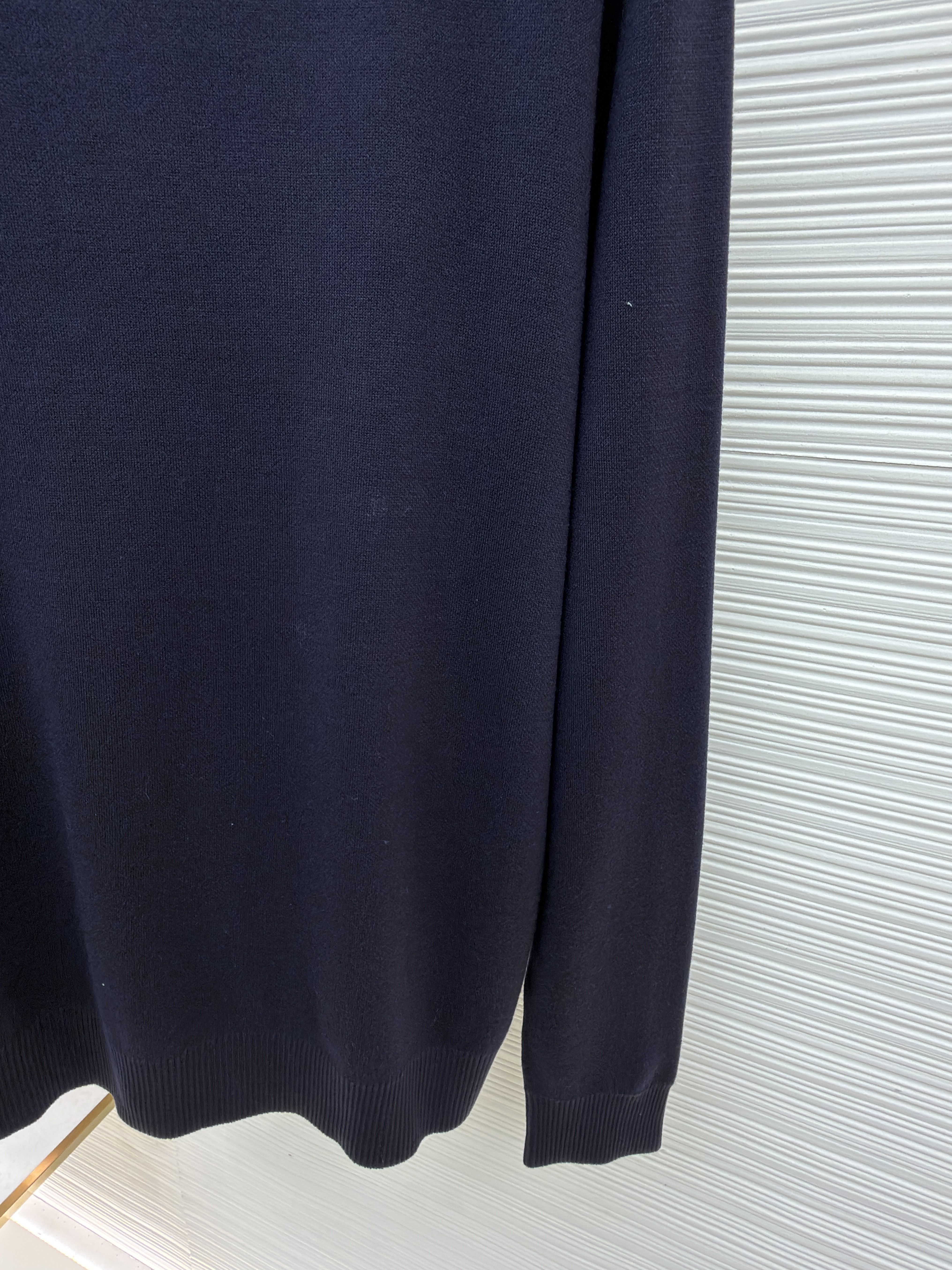 Loro Piana LP 纯色圆领针织毛衣 针织衫 外套 长袖 秋冬 藏蓝色 B5