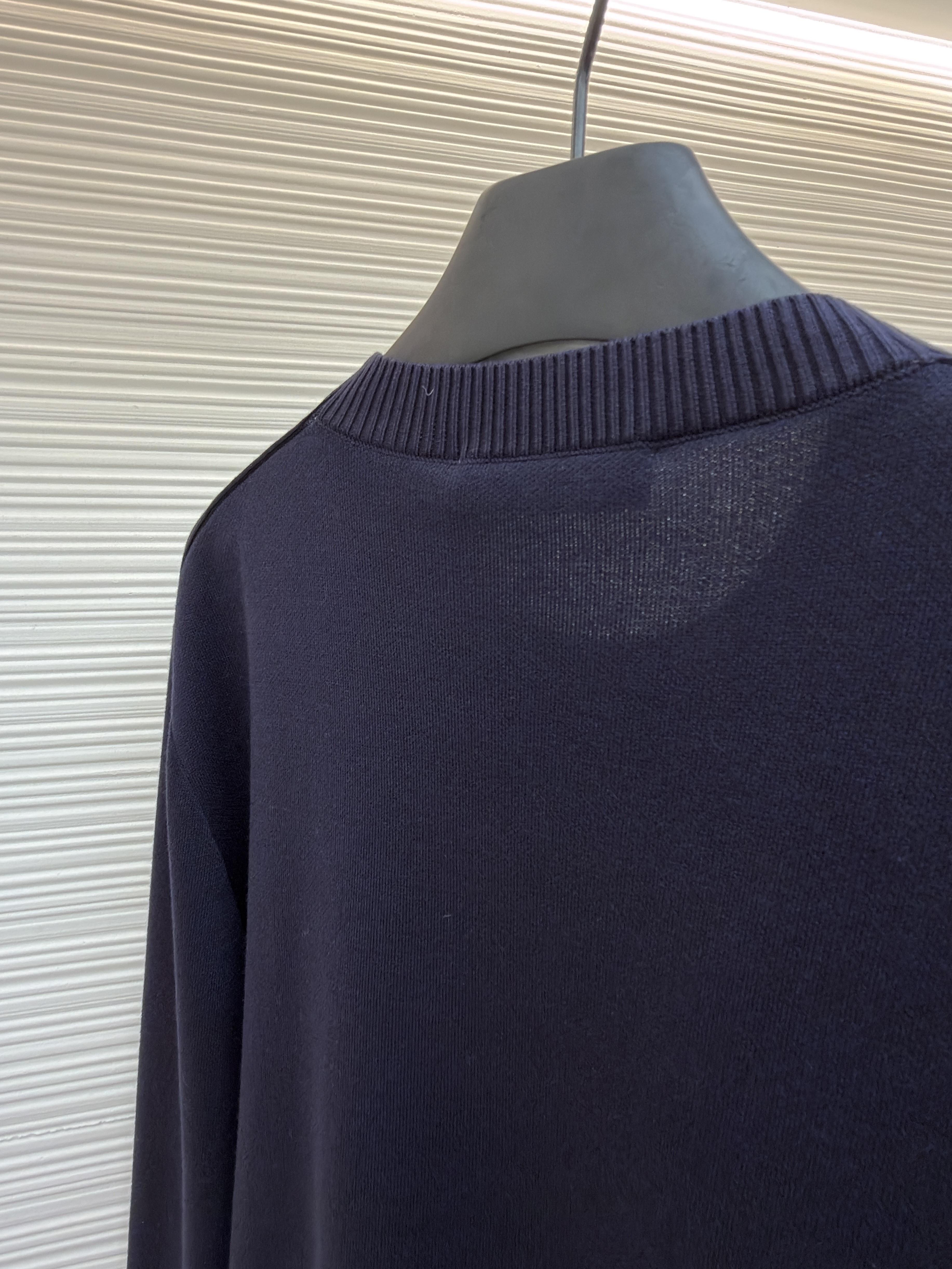Loro Piana LP 纯色圆领针织毛衣 针织衫 外套 长袖 秋冬 藏蓝色 B5