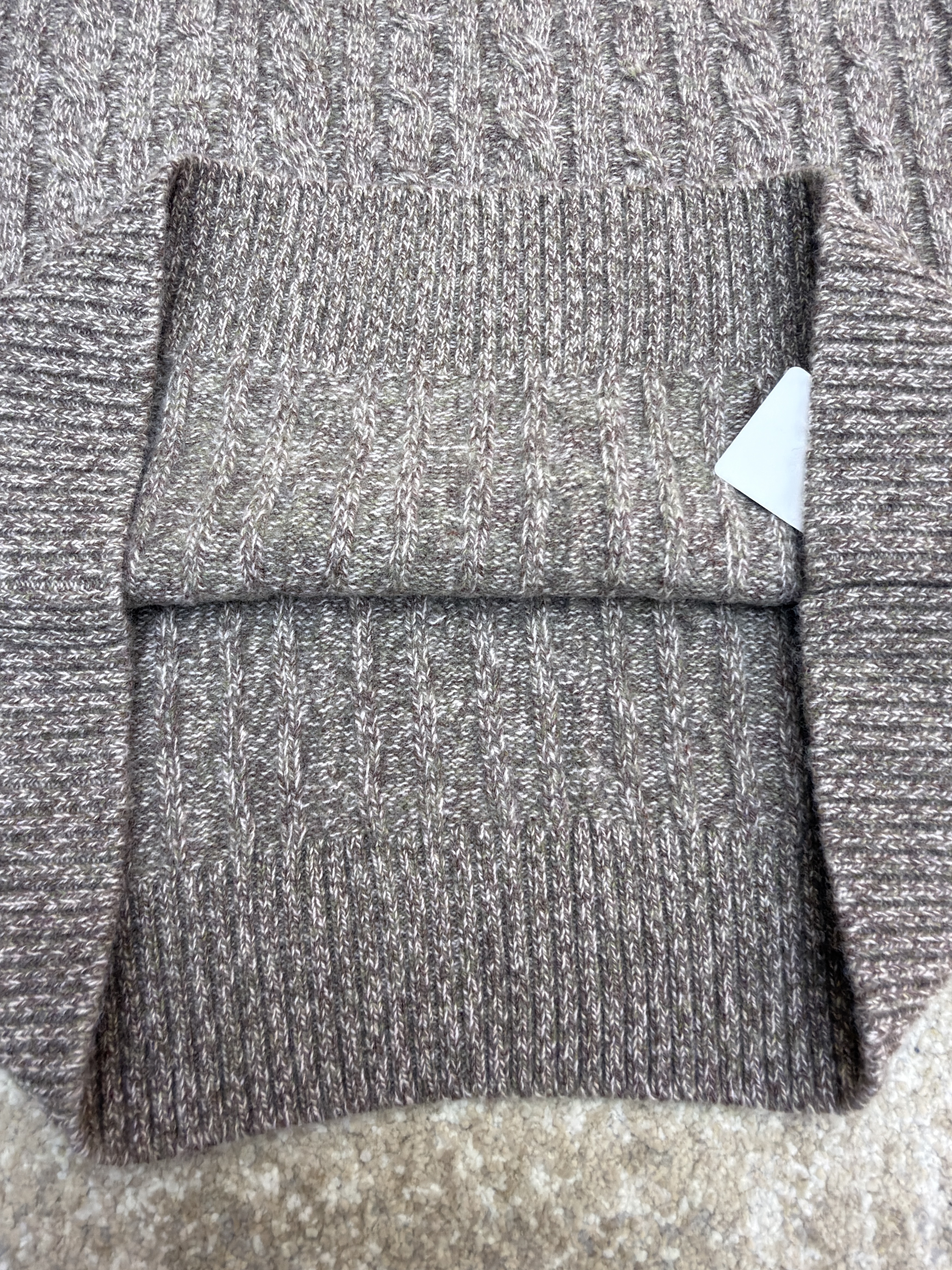 Loro Piana LP 羊毛半拉链针织毛衣 针织衫 外套 长袖 秋冬 杏色 C0