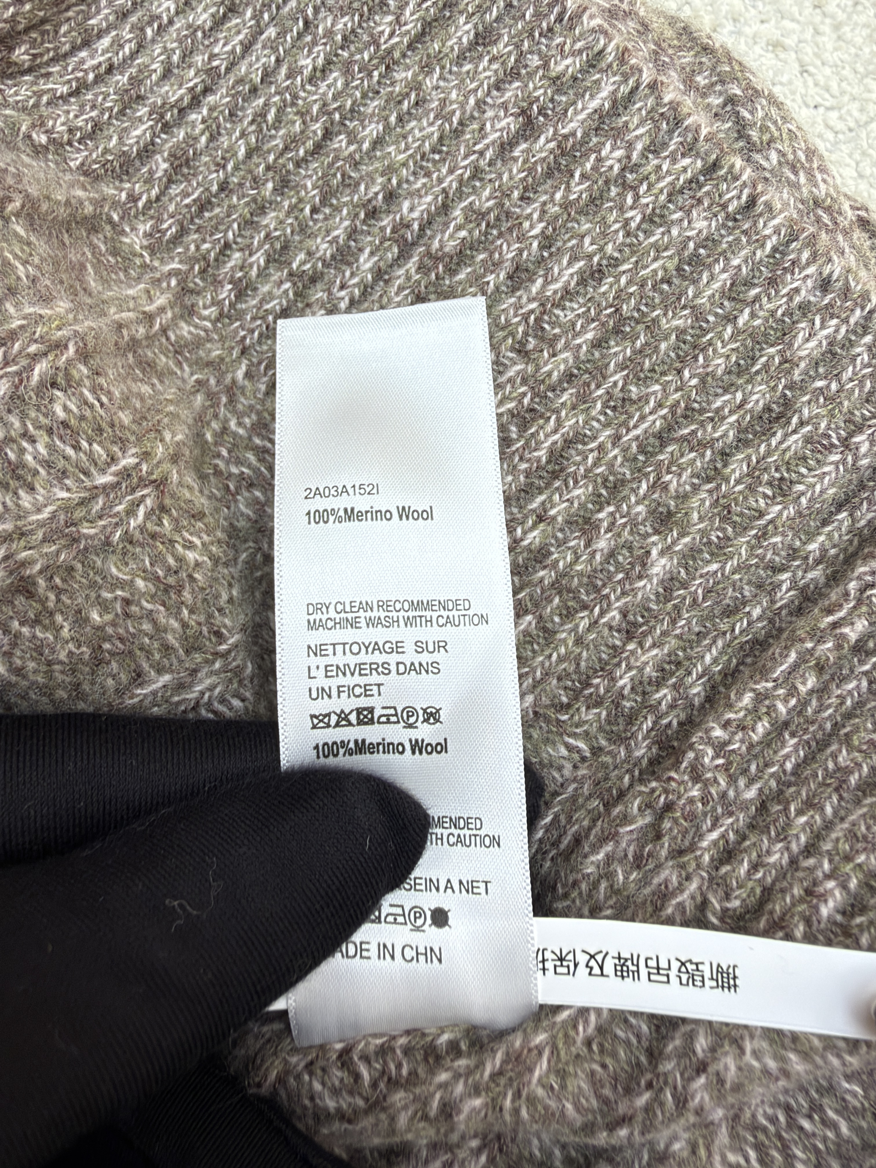 Loro Piana LP 羊毛半拉链针织毛衣 针织衫 外套 长袖 秋冬 杏色 C0