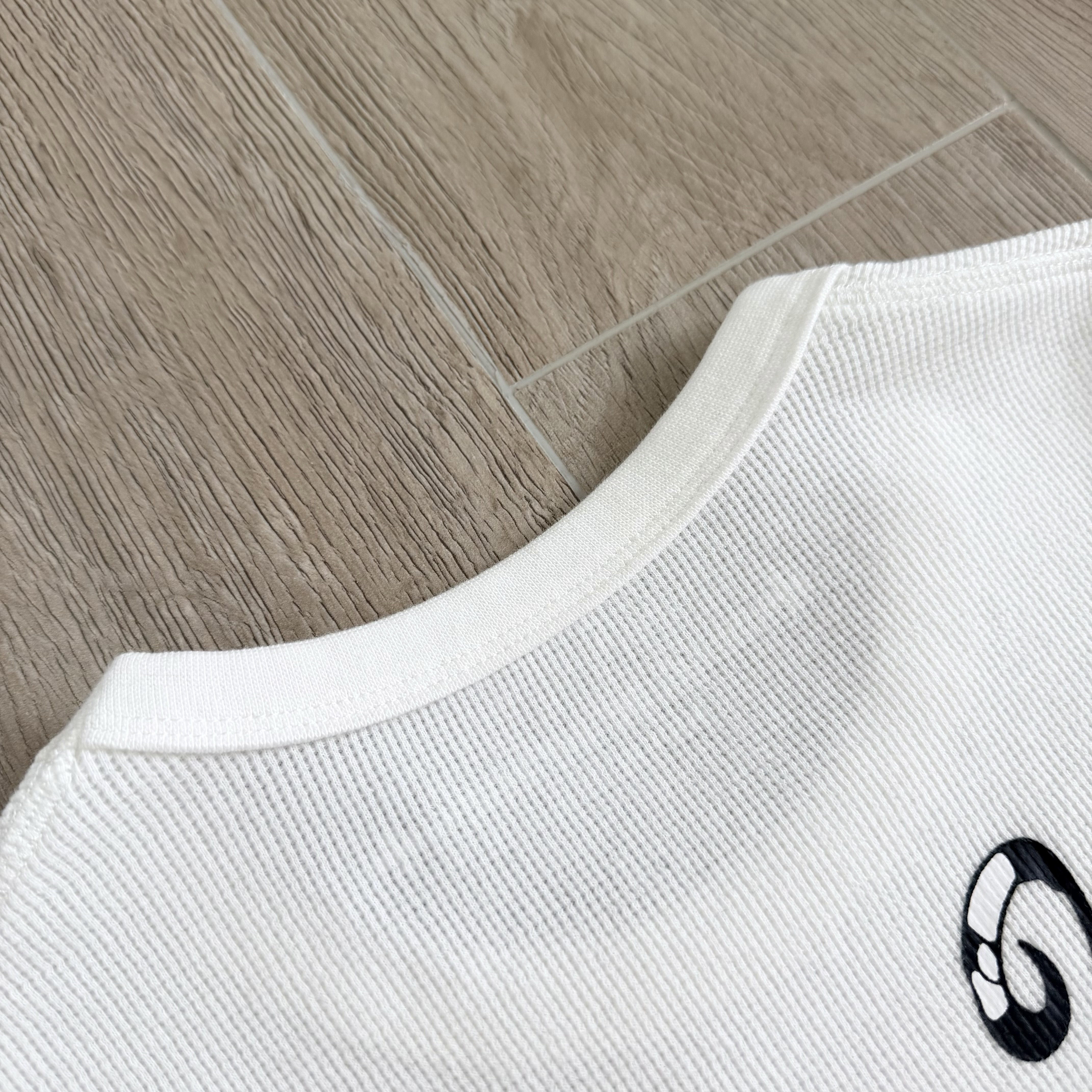 Chrome Hearts 克罗心 华夫格涂鸦圆领长袖T恤 卫衣 秋冬 白色