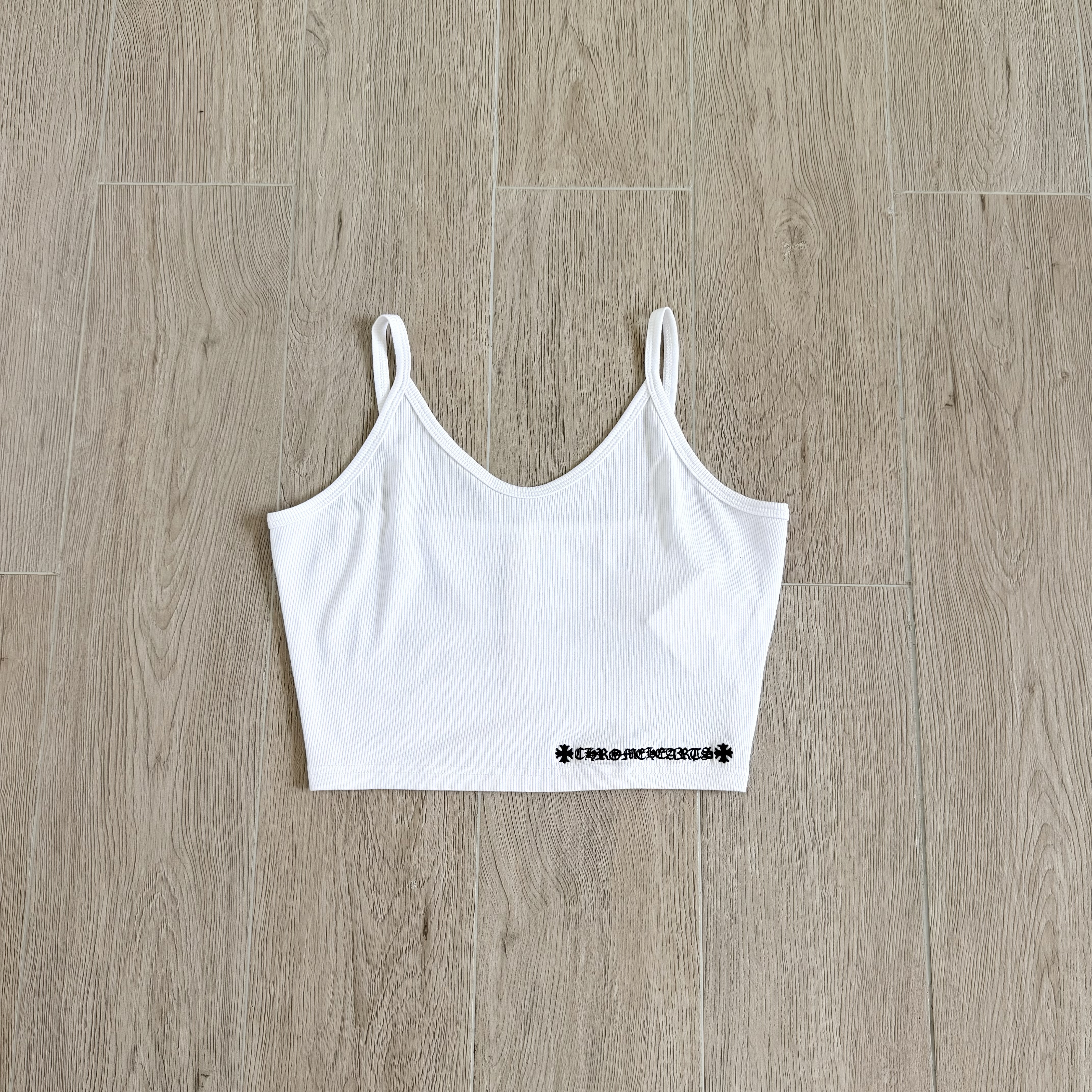 Chrome Hearts CH 克罗心 Bad Seeds 短款吊带背心 女款 黑色 白色