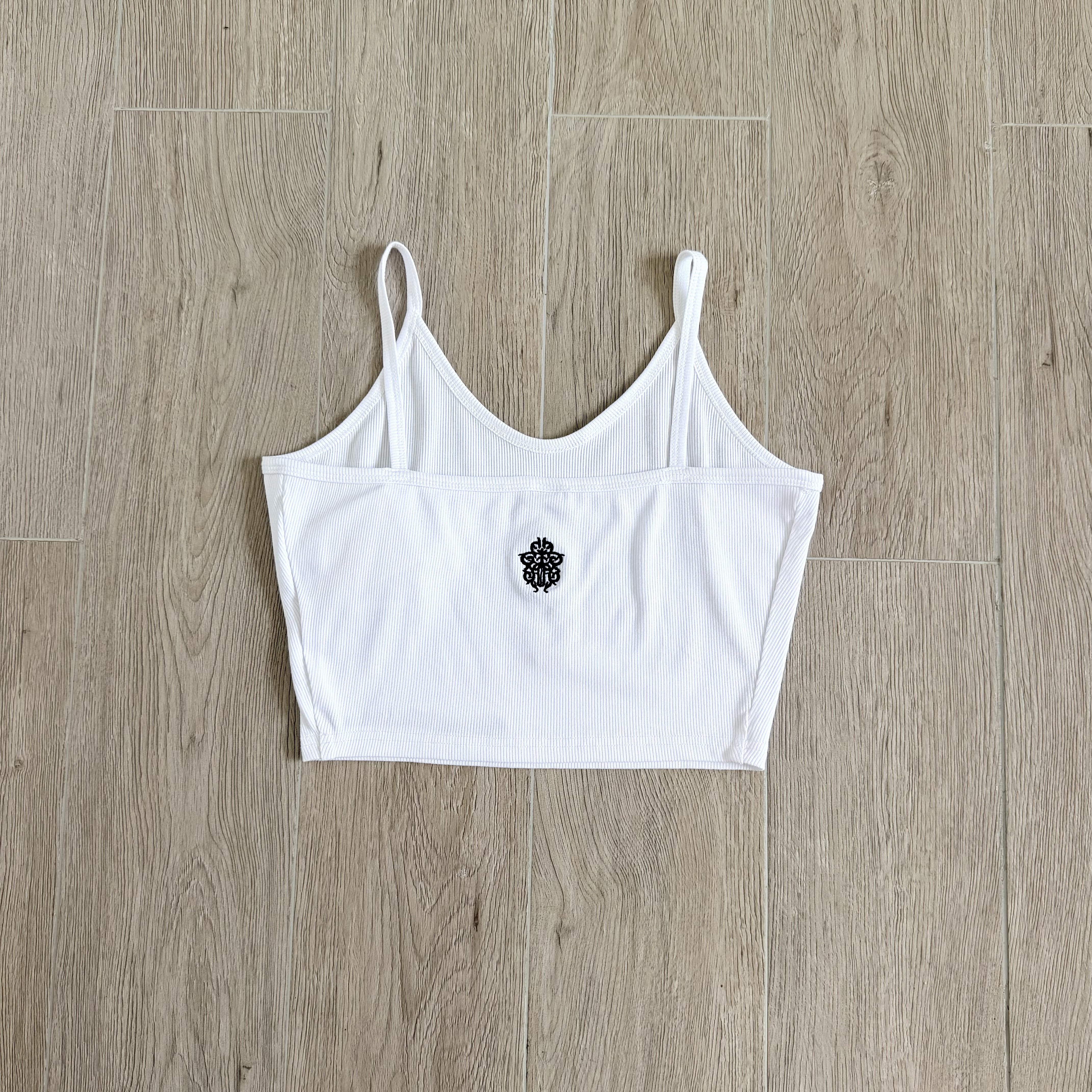Chrome Hearts CH 克罗心 Bad Seeds 短款吊带背心 女款 黑色 白色