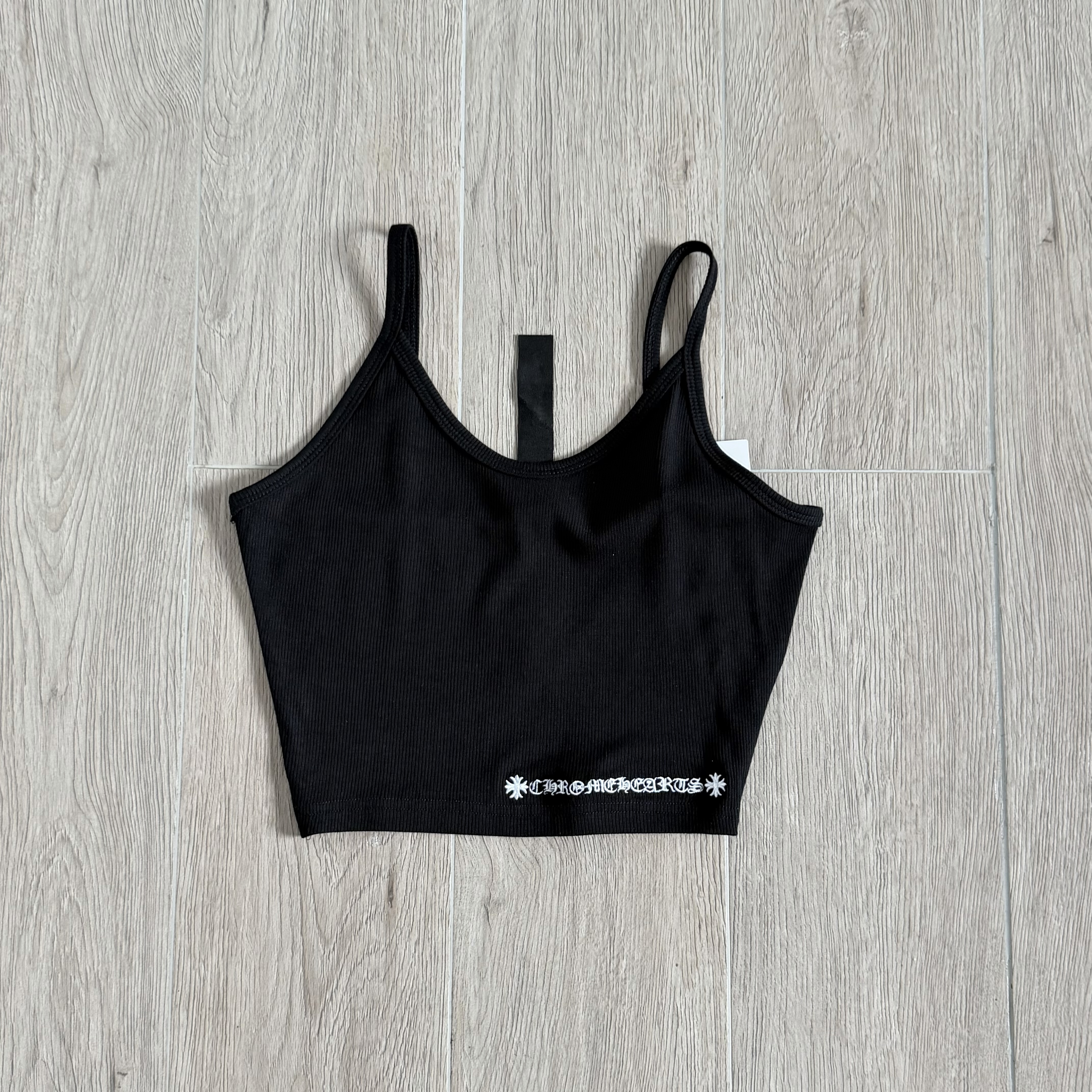 Chrome Hearts CH 克罗心 Bad Seeds 短款吊带背心 女款 黑色 白色