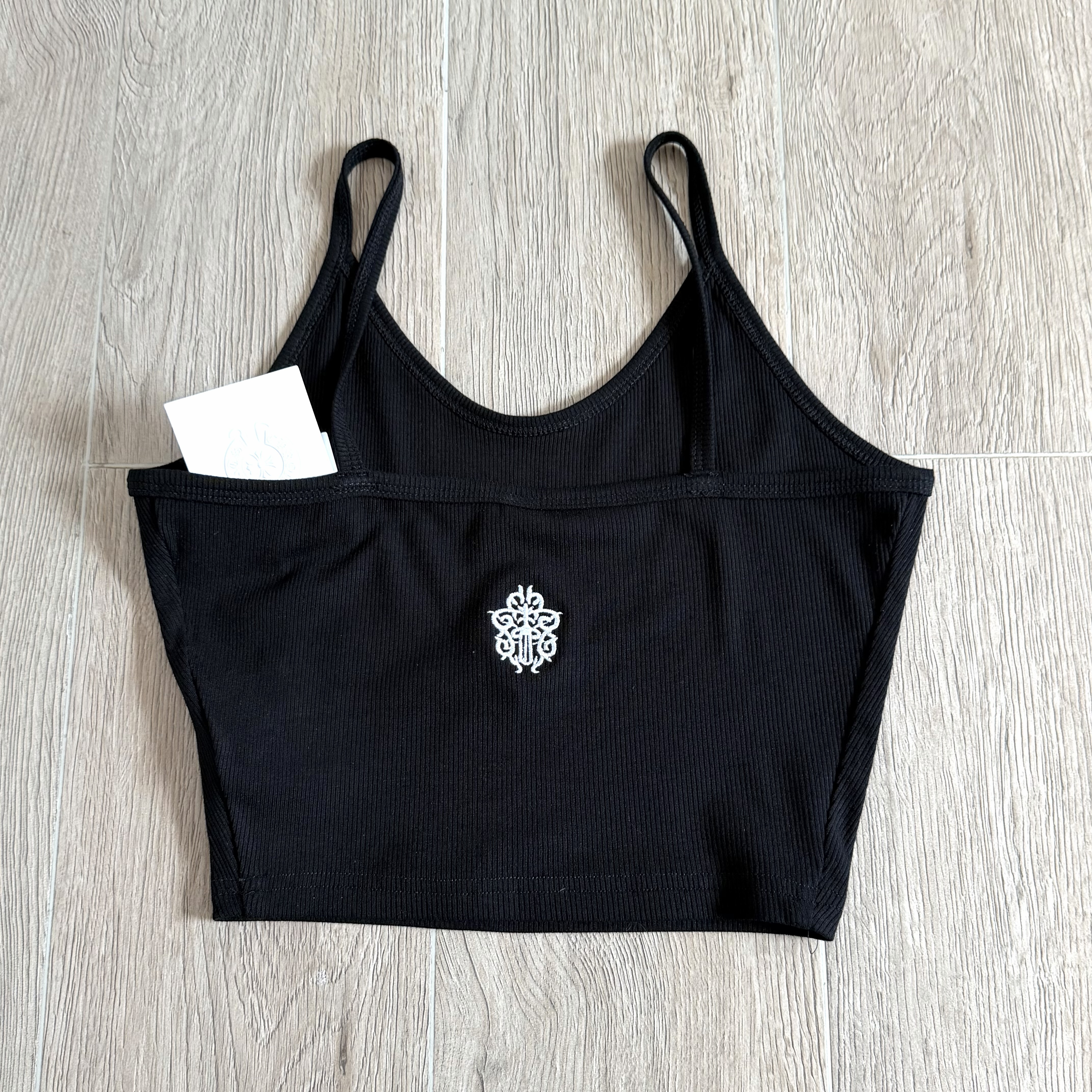 Chrome Hearts CH 克罗心 Bad Seeds 短款吊带背心 女款 黑色 白色