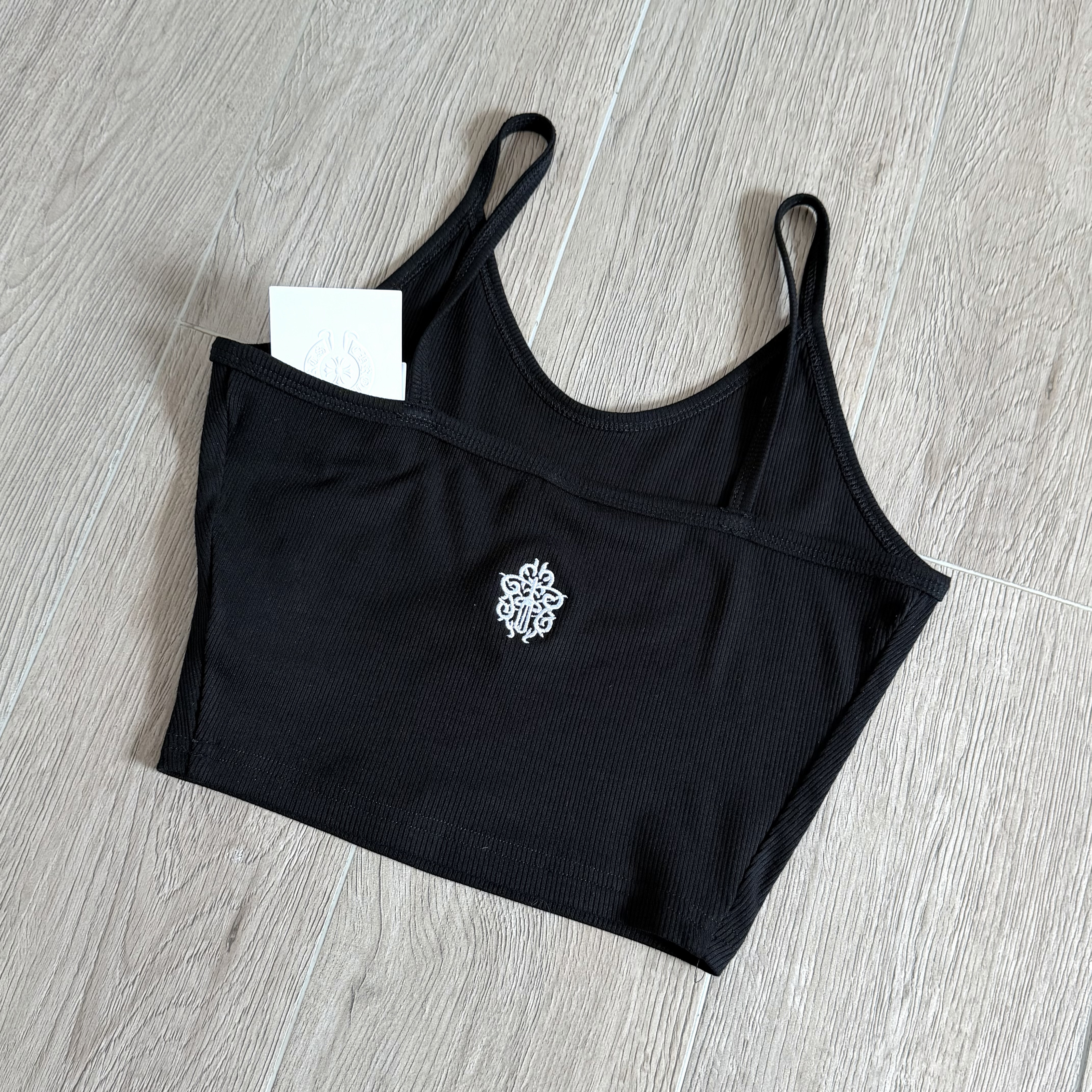 Chrome Hearts CH 克罗心 Bad Seeds 短款吊带背心 女款 黑色 白色