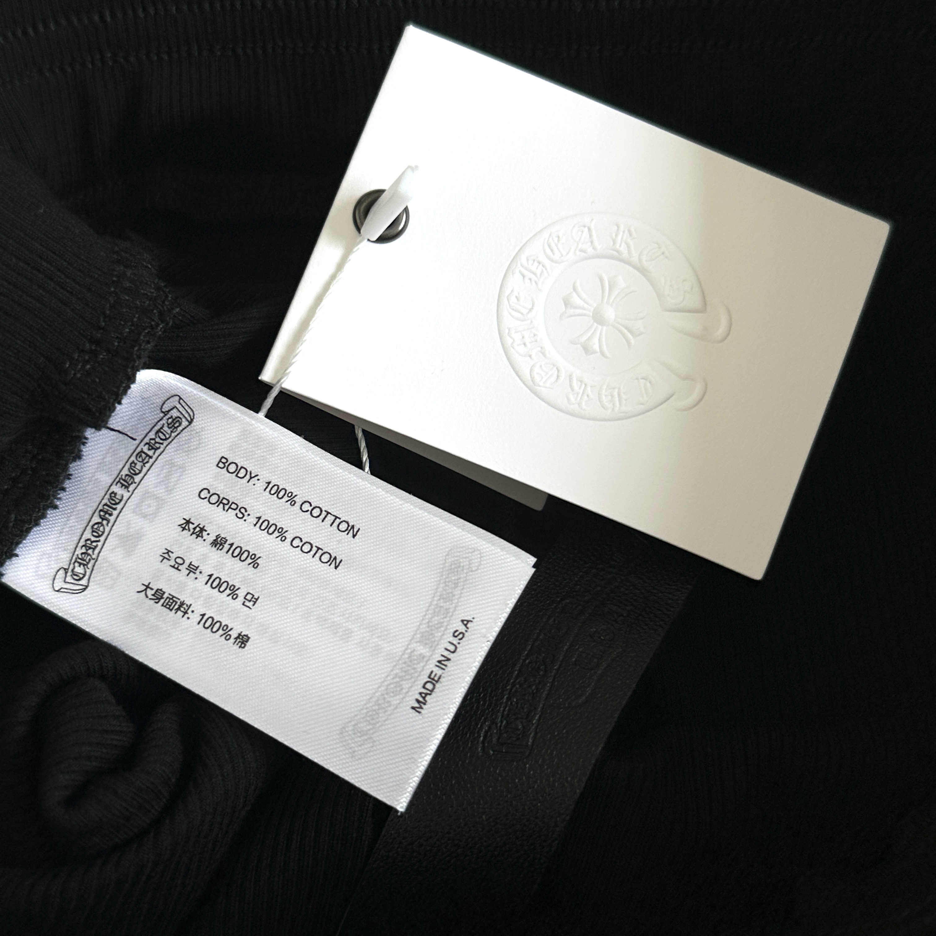 Chrome Hearts 克罗心 Bad Seeds松紧腰短裤 裤子 休闲裤 运动裤 夏季 女款 黑色 白色 