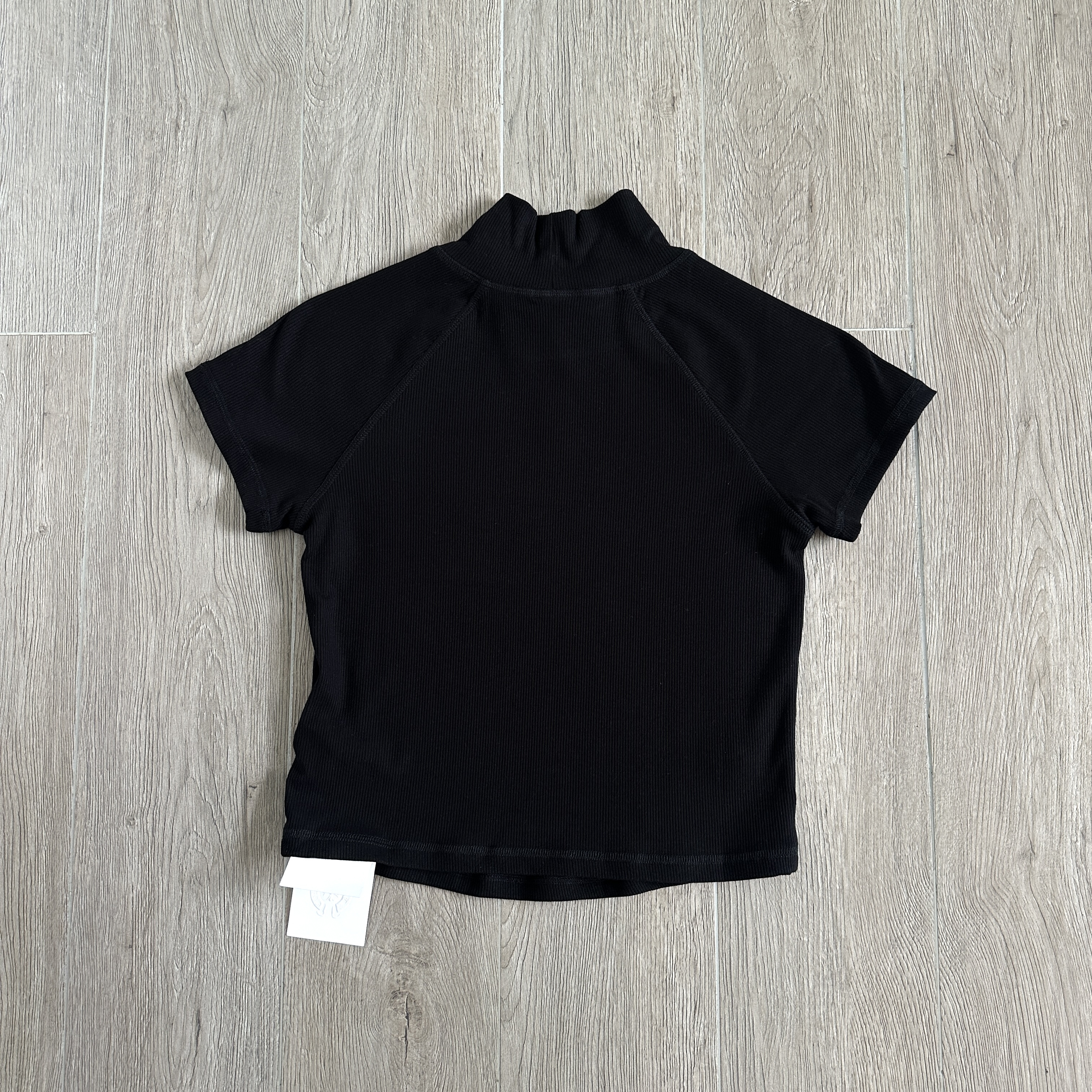 Chrome Hearts CH 克罗心 小高领哥特字体刺绣短款T恤 短袖 女款 灰色 红色 黑色