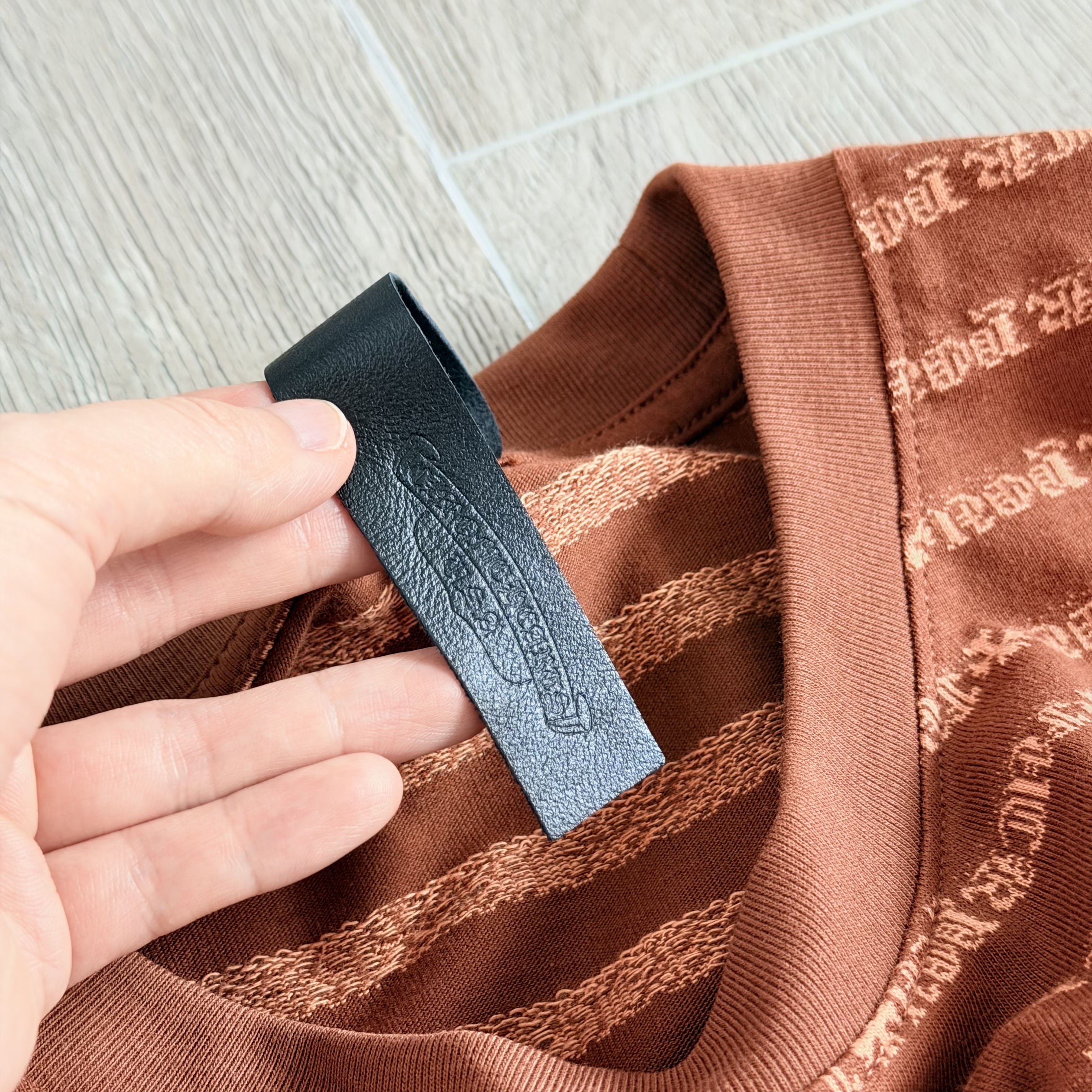Chrome Hearts CH 克罗心 色织满印刺绣蔓藤圆领T恤 短袖 夏款 