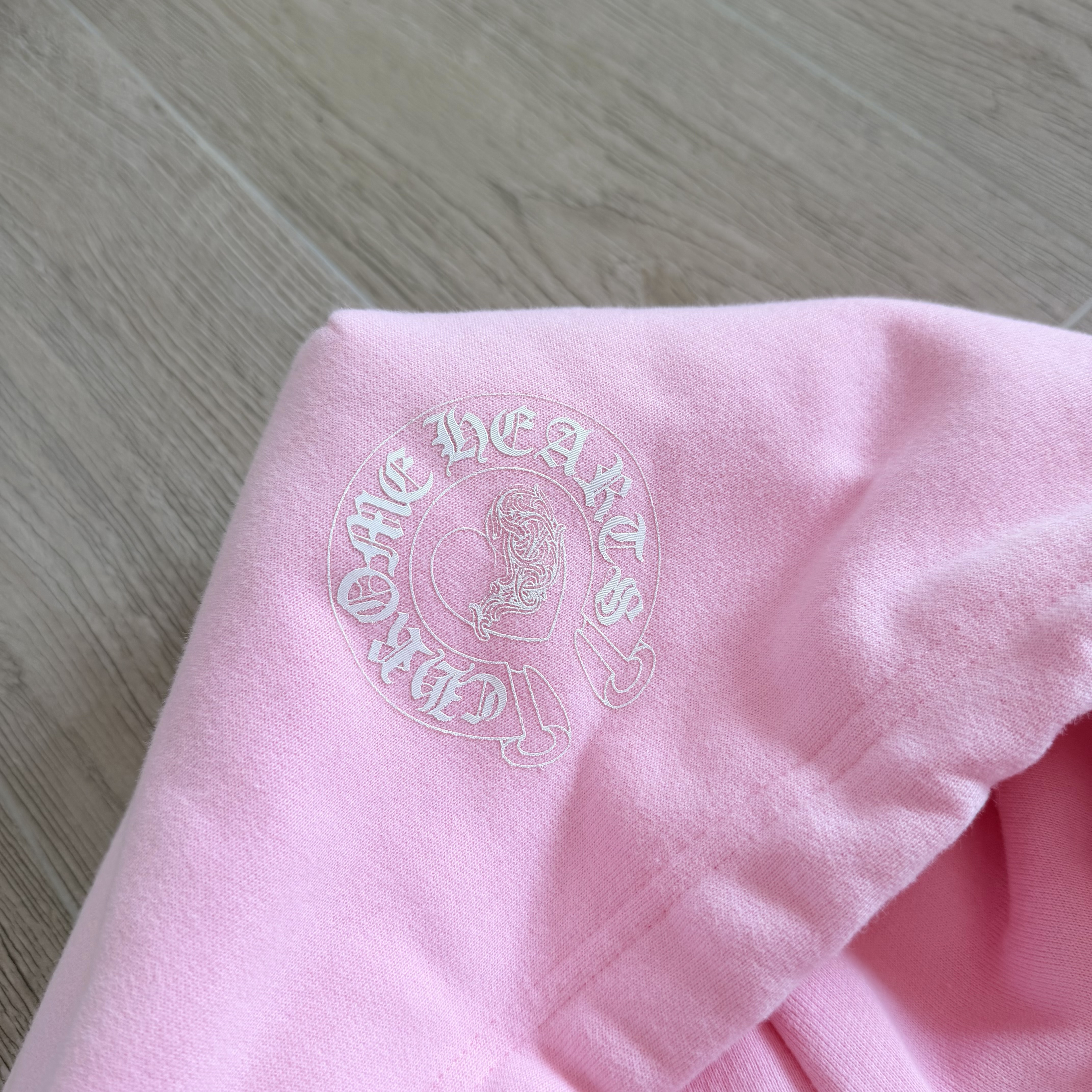 Chrome Hearts 克罗心 miami 迈阿密限定款抓绒连帽卫衣 连帽衫 外套 长袖 粉色