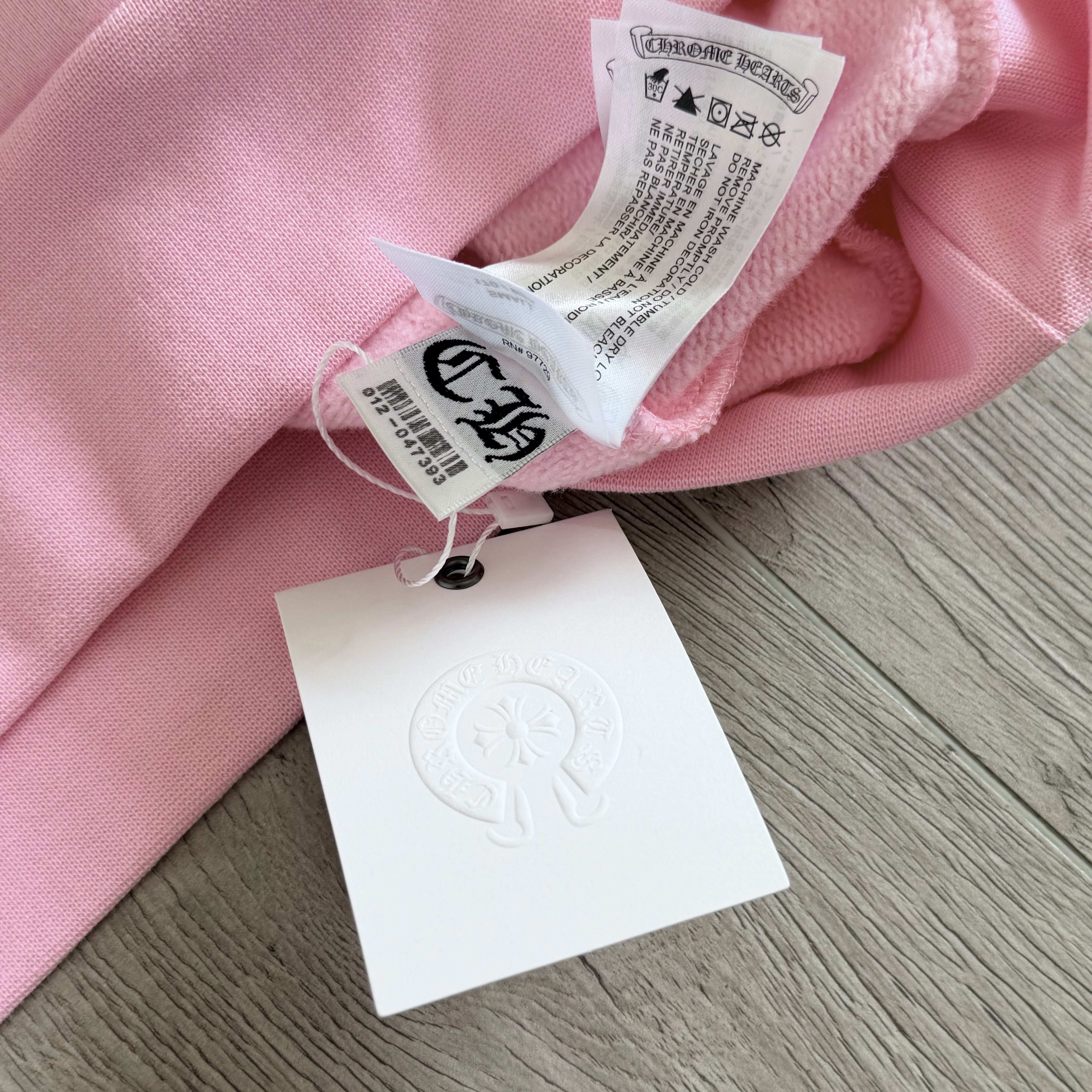 Chrome Hearts 克罗心 miami 迈阿密限定款抓绒连帽卫衣 连帽衫 外套 长袖 粉色