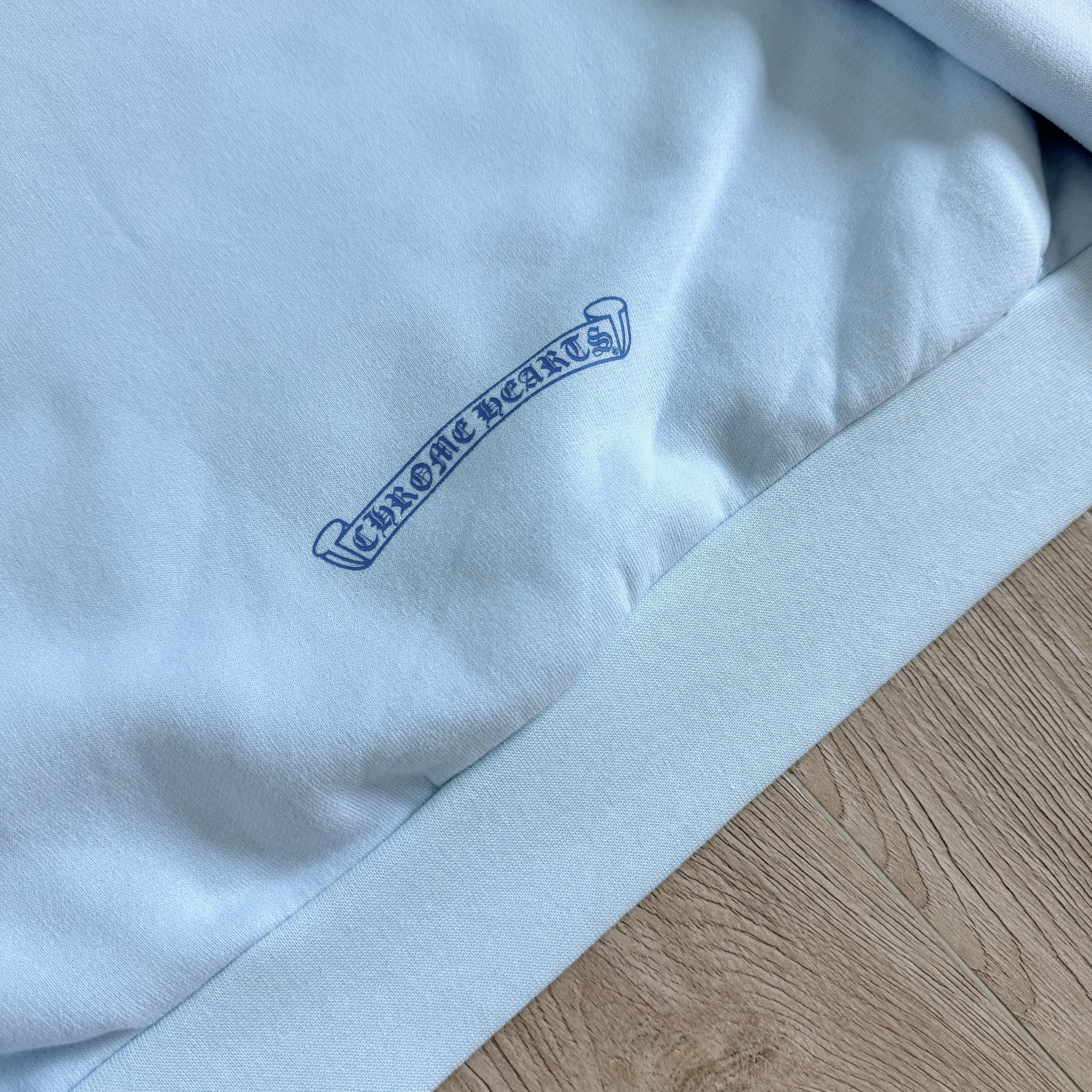 Chrome Hearts 克罗心 miami 迈阿密限定款抓绒连帽卫衣 连帽衫 外套 长袖 蓝色