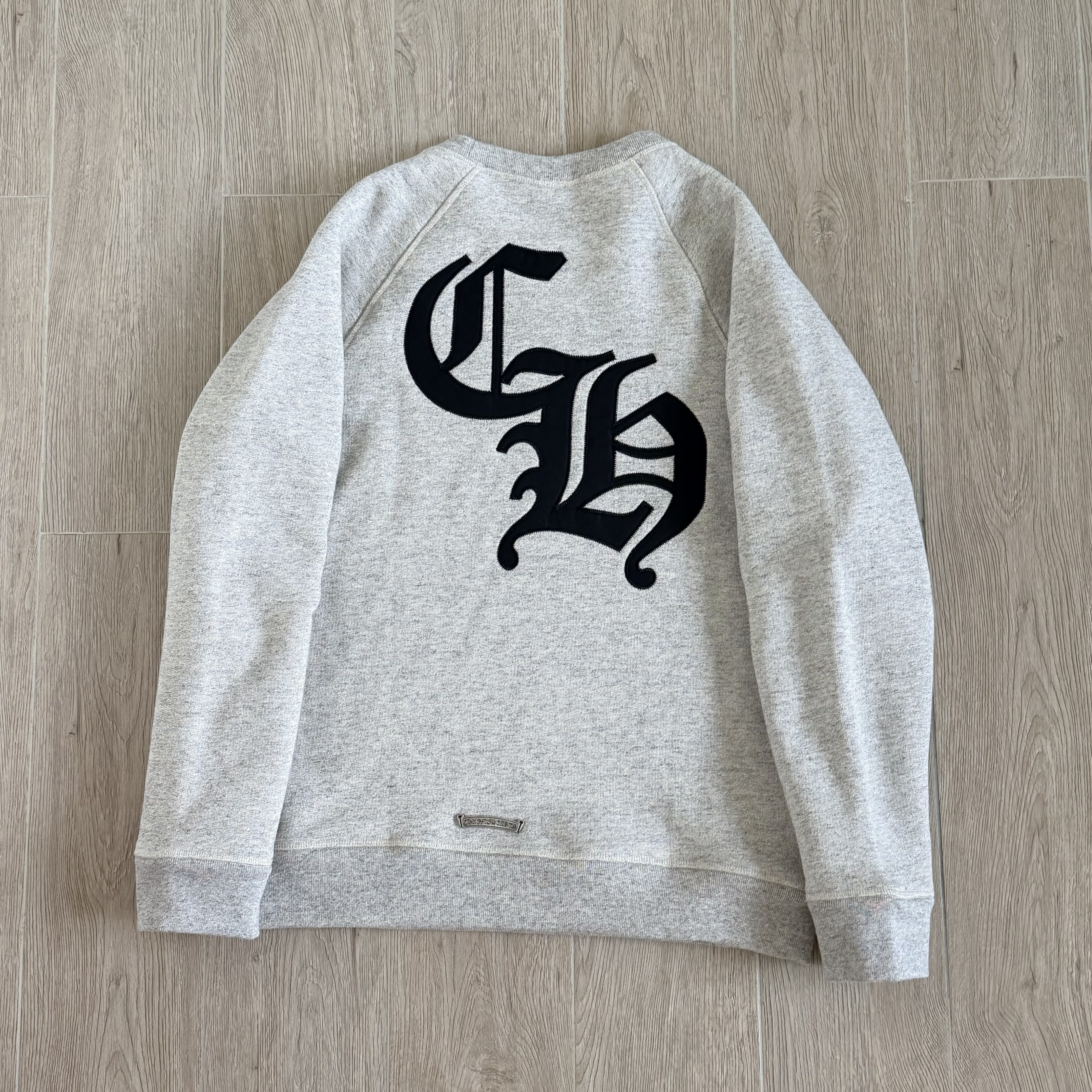 925 Chrome Hearts 克罗心 字母刺绣logo圆领卫衣 套头 外套 长袖 秋冬 灰色