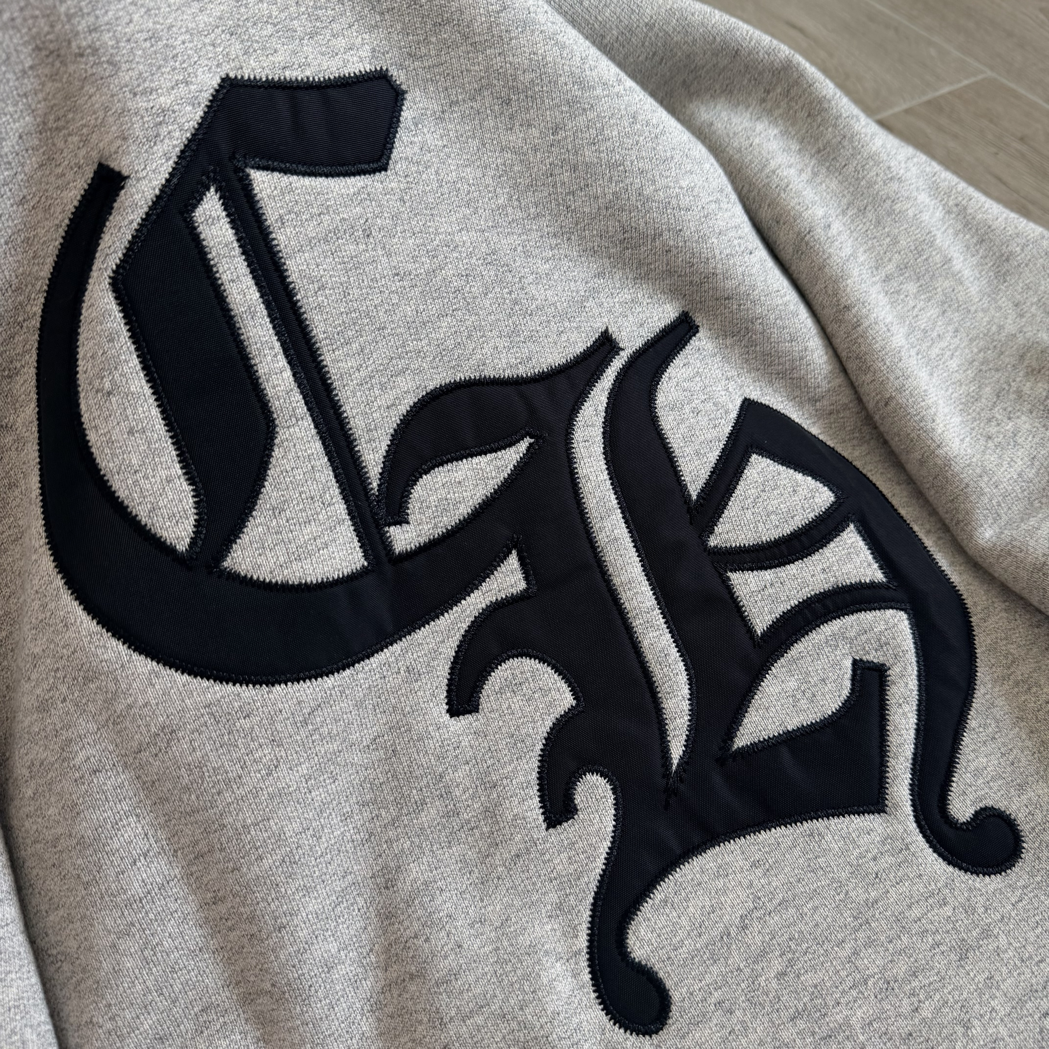 925 Chrome Hearts 克罗心 字母刺绣logo圆领卫衣 套头 外套 长袖 秋冬 灰色