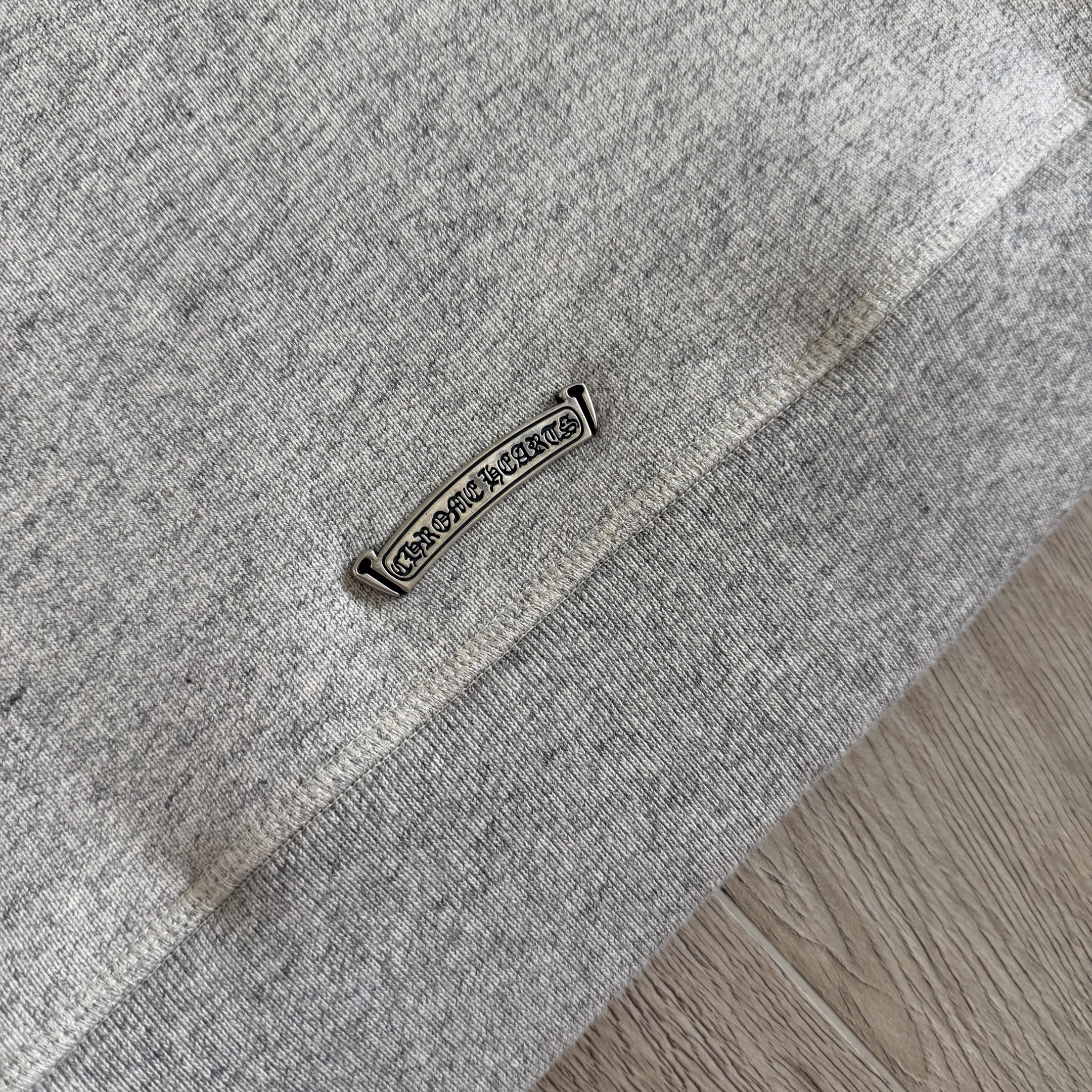 925 Chrome Hearts 克罗心 字母刺绣logo圆领卫衣 套头 外套 长袖 秋冬 灰色