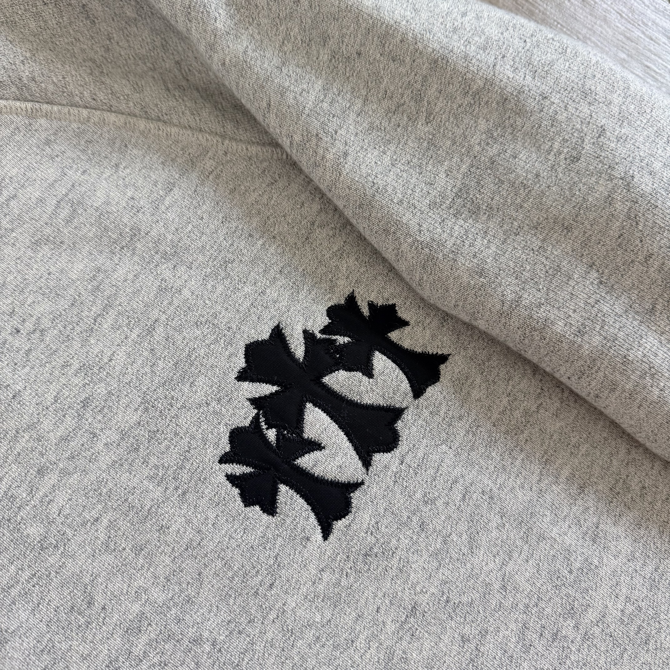 925 Chrome Hearts 克罗心 字母刺绣logo圆领卫衣 套头 外套 长袖 秋冬 灰色