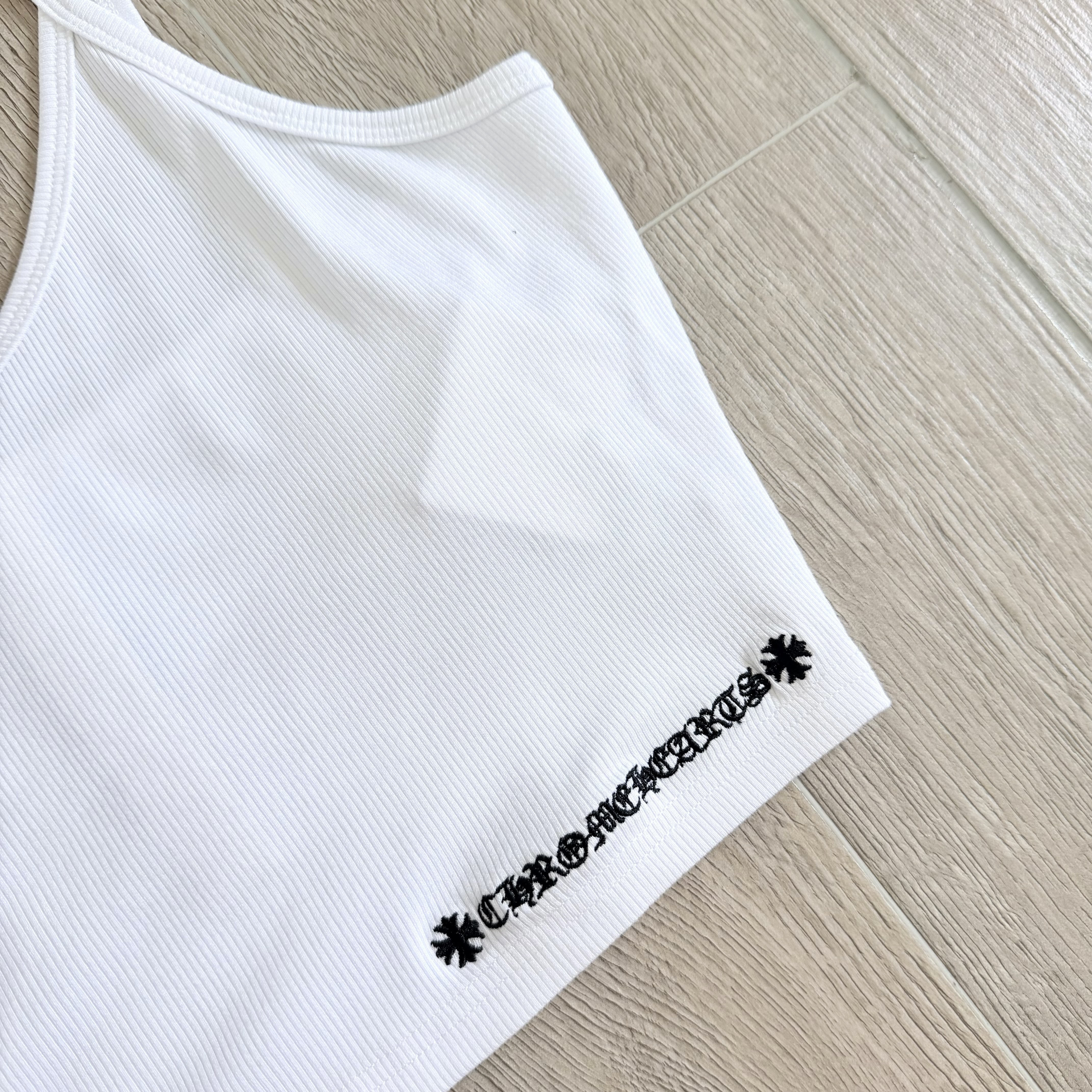 Chrome Hearts CH 克罗心 Bad Seeds 短款吊带背心 女款 黑色 白色