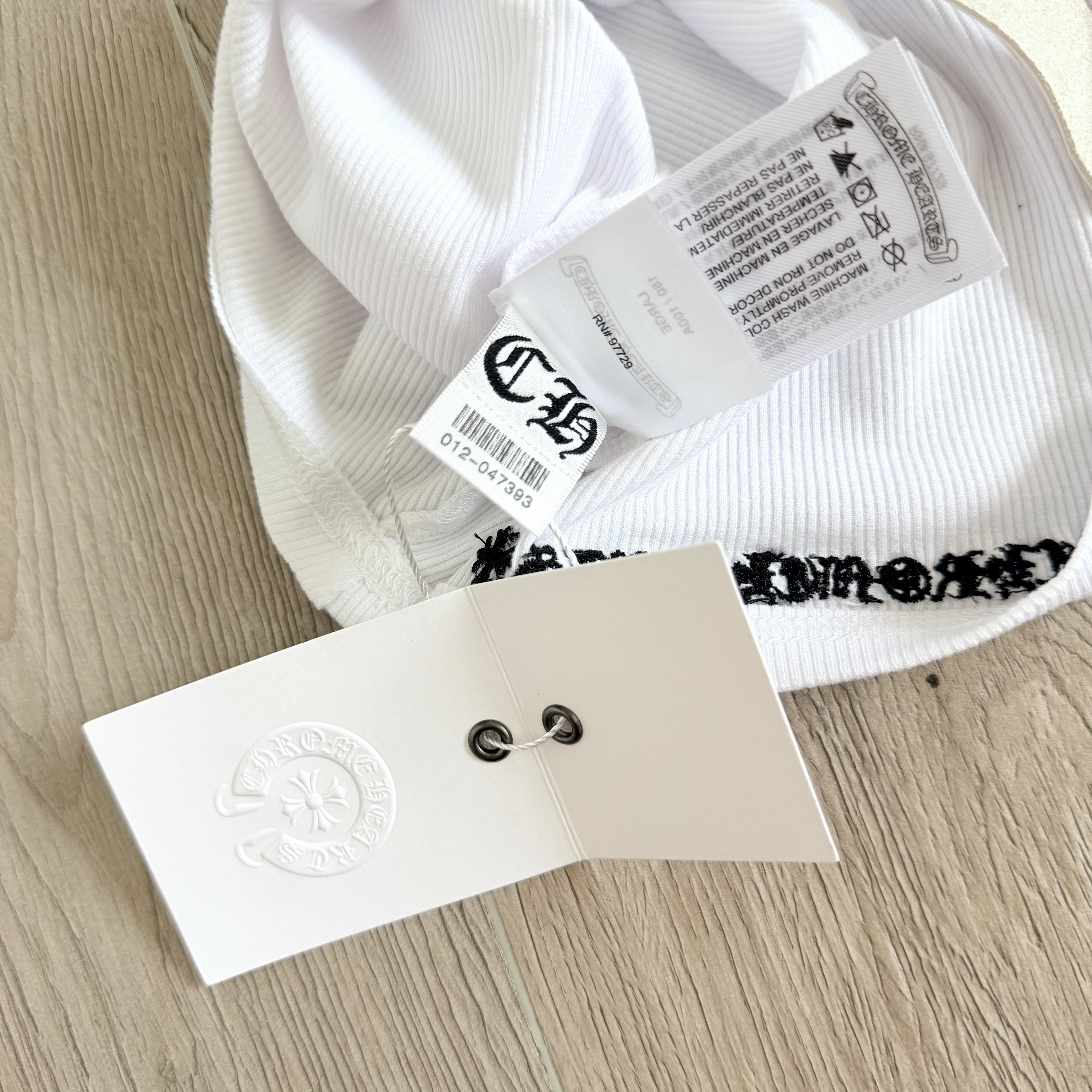 Chrome Hearts CH 克罗心 Bad Seeds 短款吊带背心 女款 黑色 白色