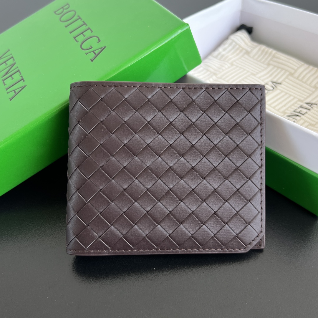 BV 葆蝶 Bottega Veneta Piccolo Bi-Fold Bi-fold wallet – Cowhide leather 钱包短夹 红色-B0-796966