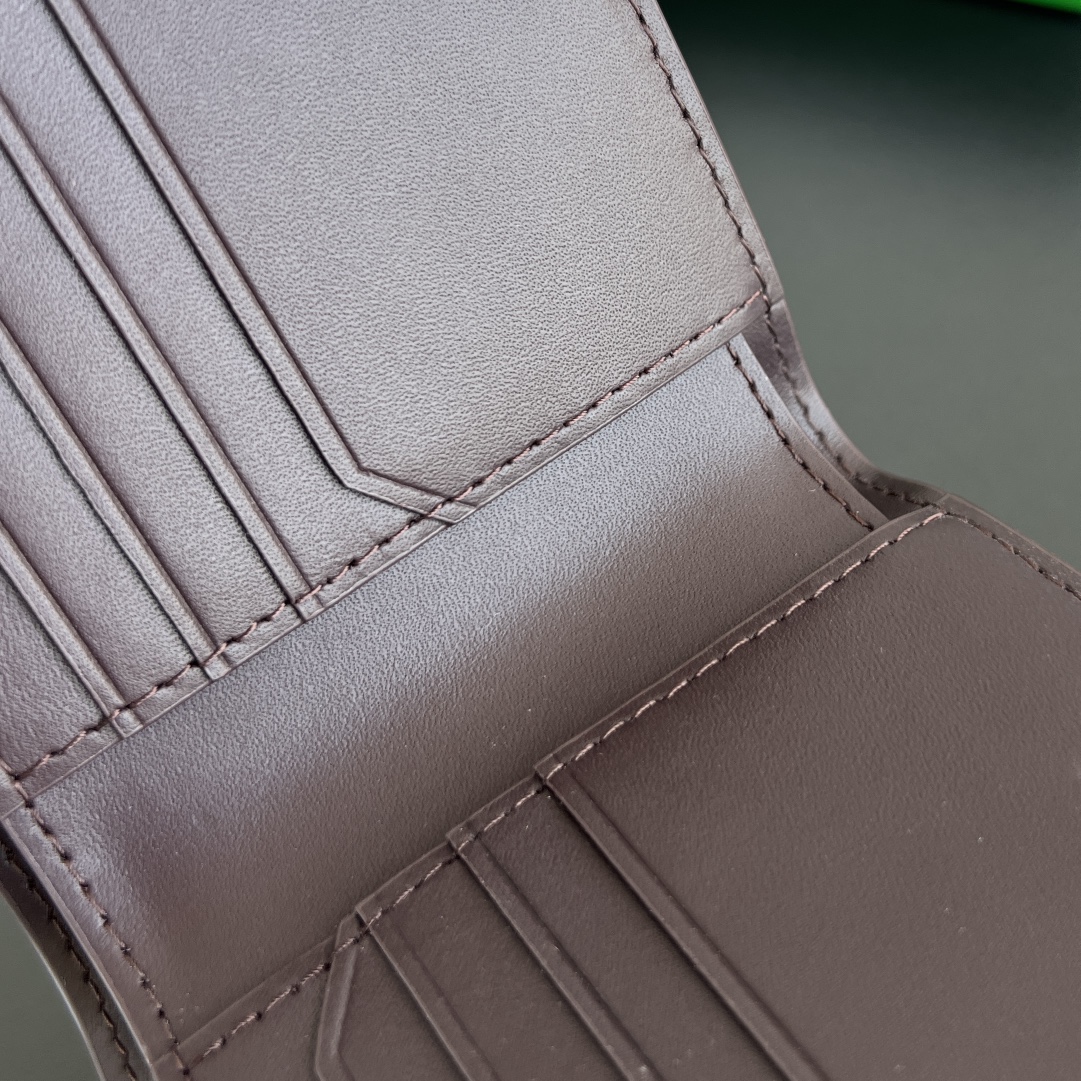 BV 葆蝶 Bottega Veneta Piccolo Bi-Fold Bi-fold wallet – Cowhide leather 钱包短夹 红色-B0-796966