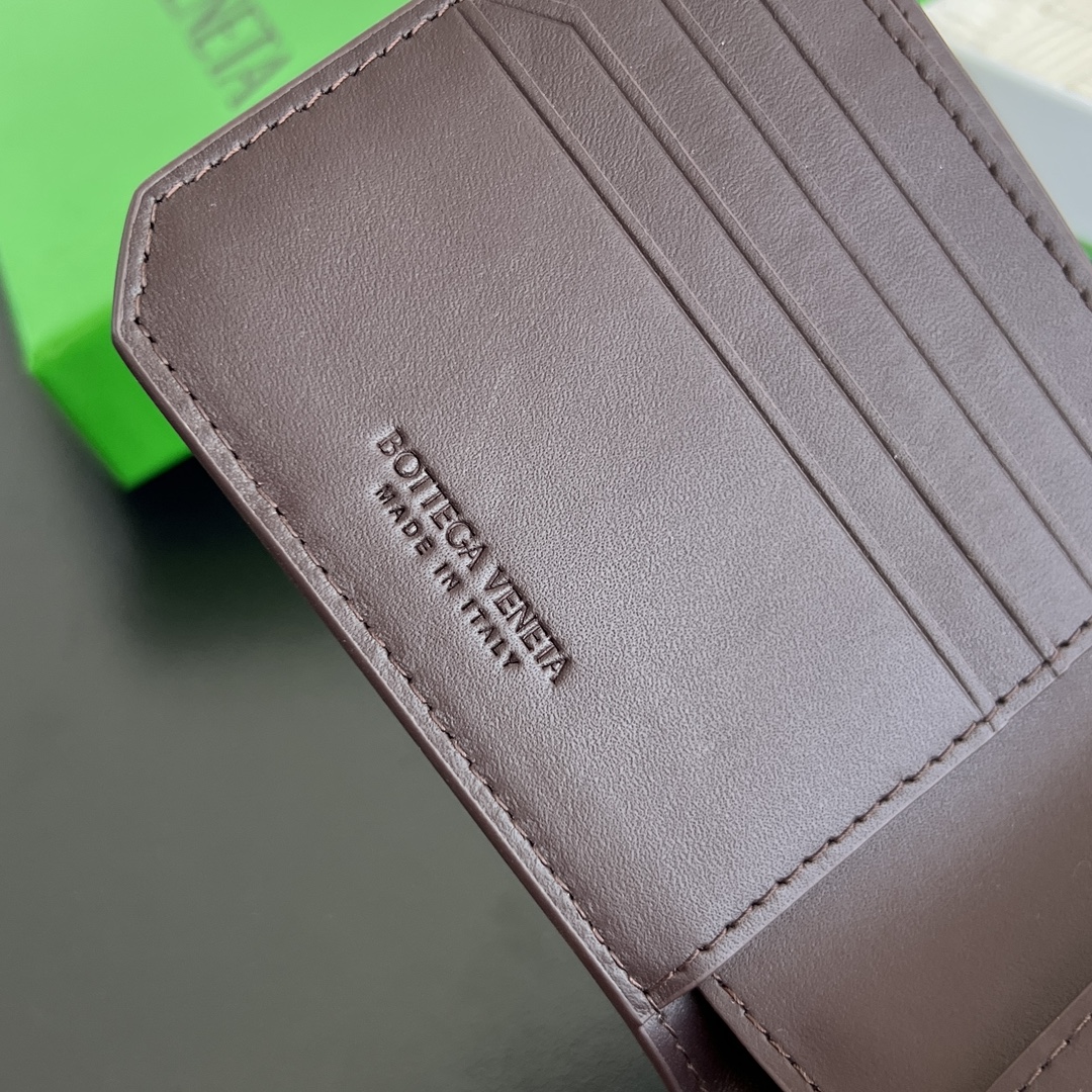 BV 葆蝶 Bottega Veneta Piccolo Bi-Fold Bi-fold wallet – Cowhide leather 钱包短夹 红色-B0-796966