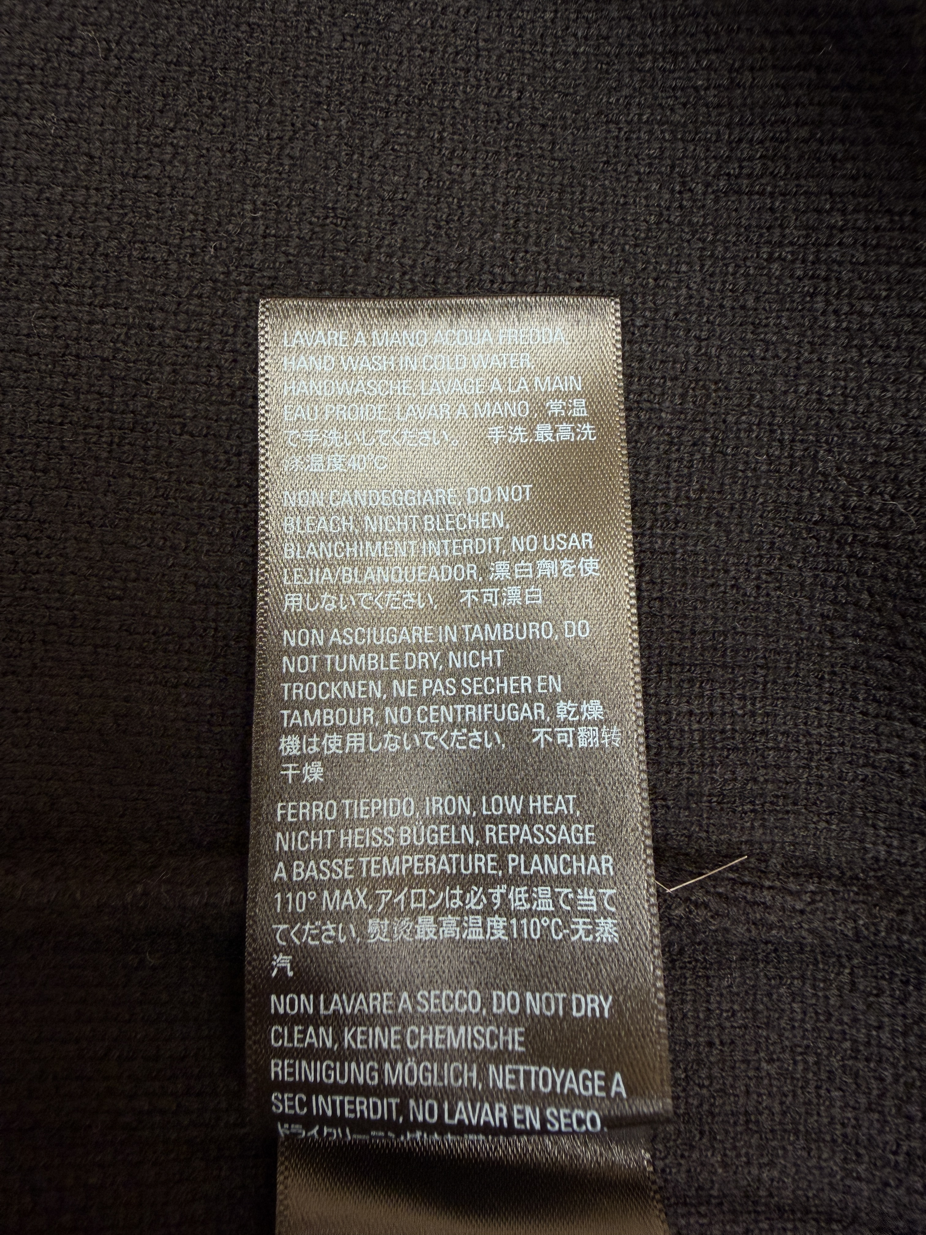 Balenciaga 巴黎世家 3B刺绣圆领毛衣 羊毛衫 针织衫 外套 长袖 白色 黑色 B0 