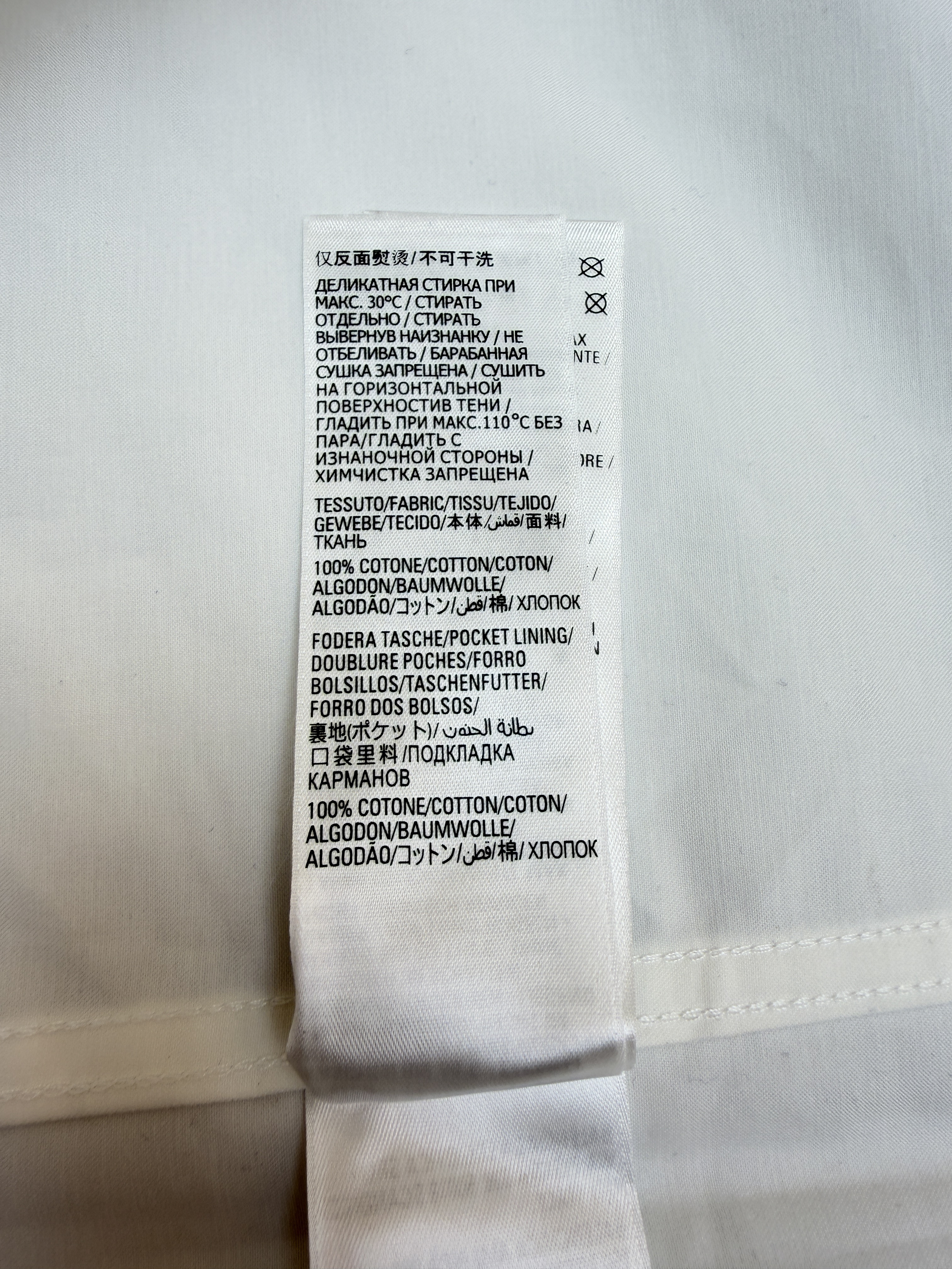 Balenciaga 巴黎世家 后背字母logo印花衬衫 长袖 外套 黑色 白色 B0