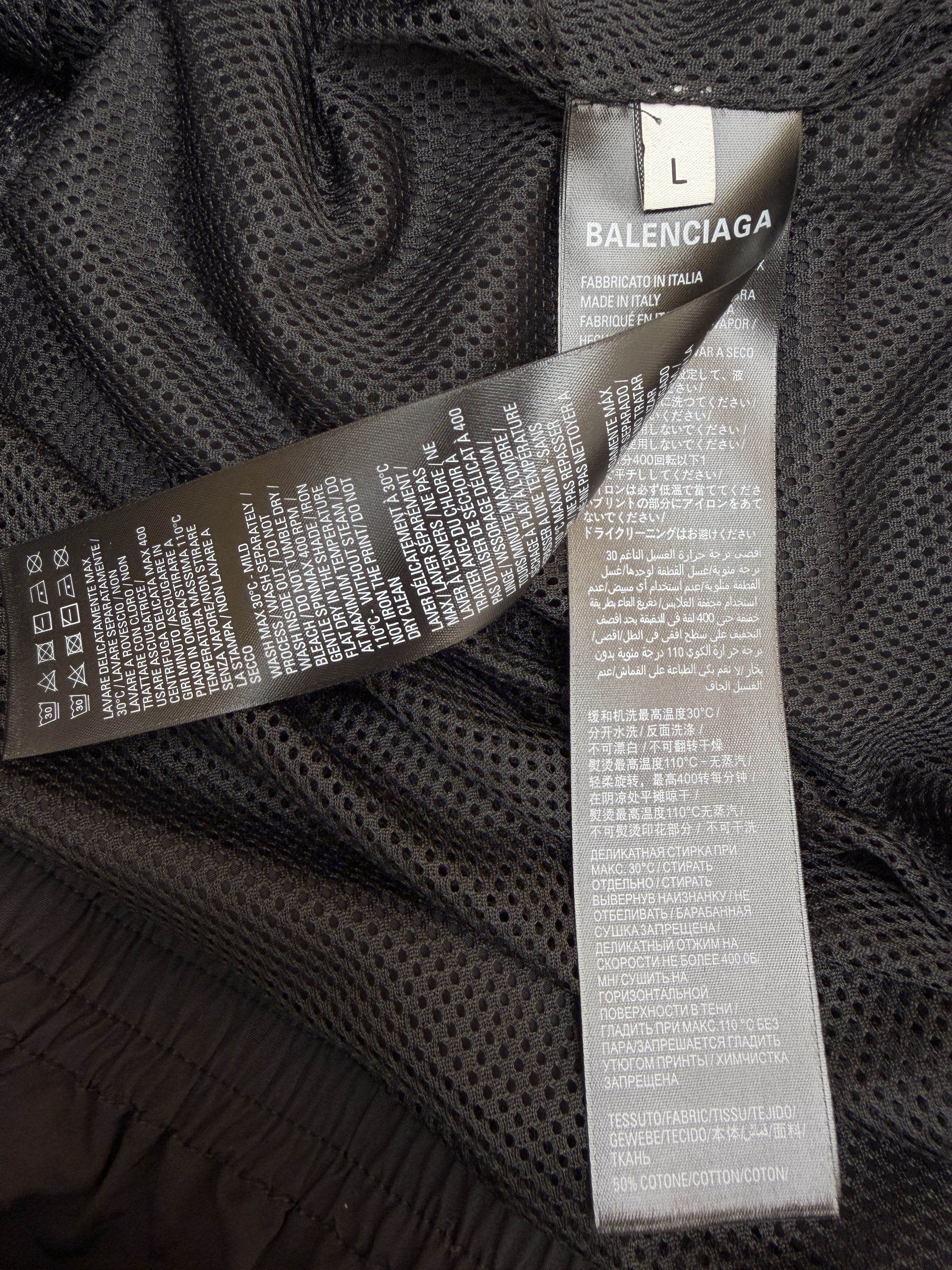Balenciaga 巴黎世家 3B字母logo拉链立领外套 夹克 运动衫 长袖 黑色 蓝色 C0