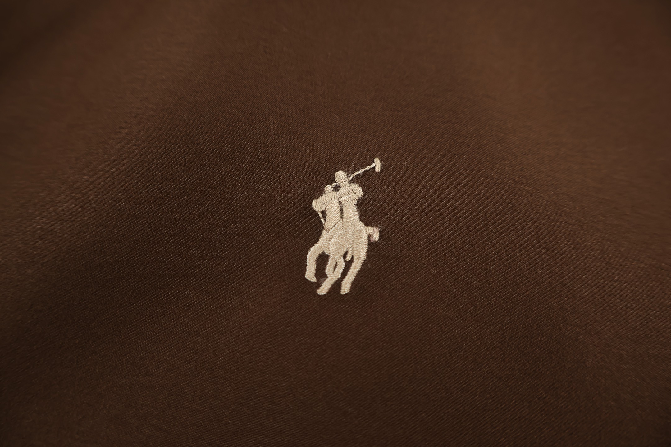 Ralph Lauren 拉夫劳伦 刺绣拉链夹克 外套 长袖 棕色 B2