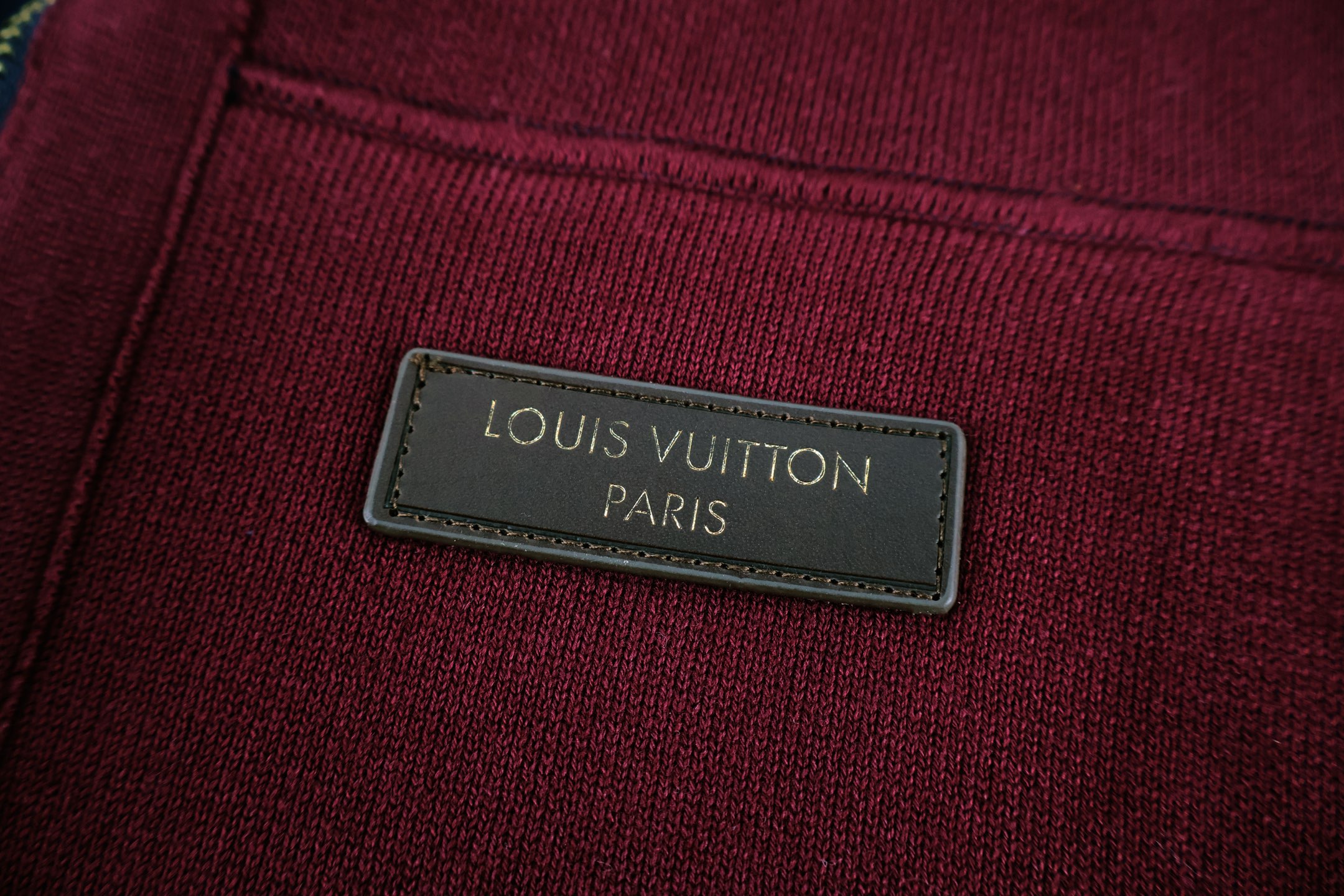 LOUIS VUITTON 路易威登 双面两穿拼色徽标拉链立领针织运动衫 外套 夹克 长袖 C0 