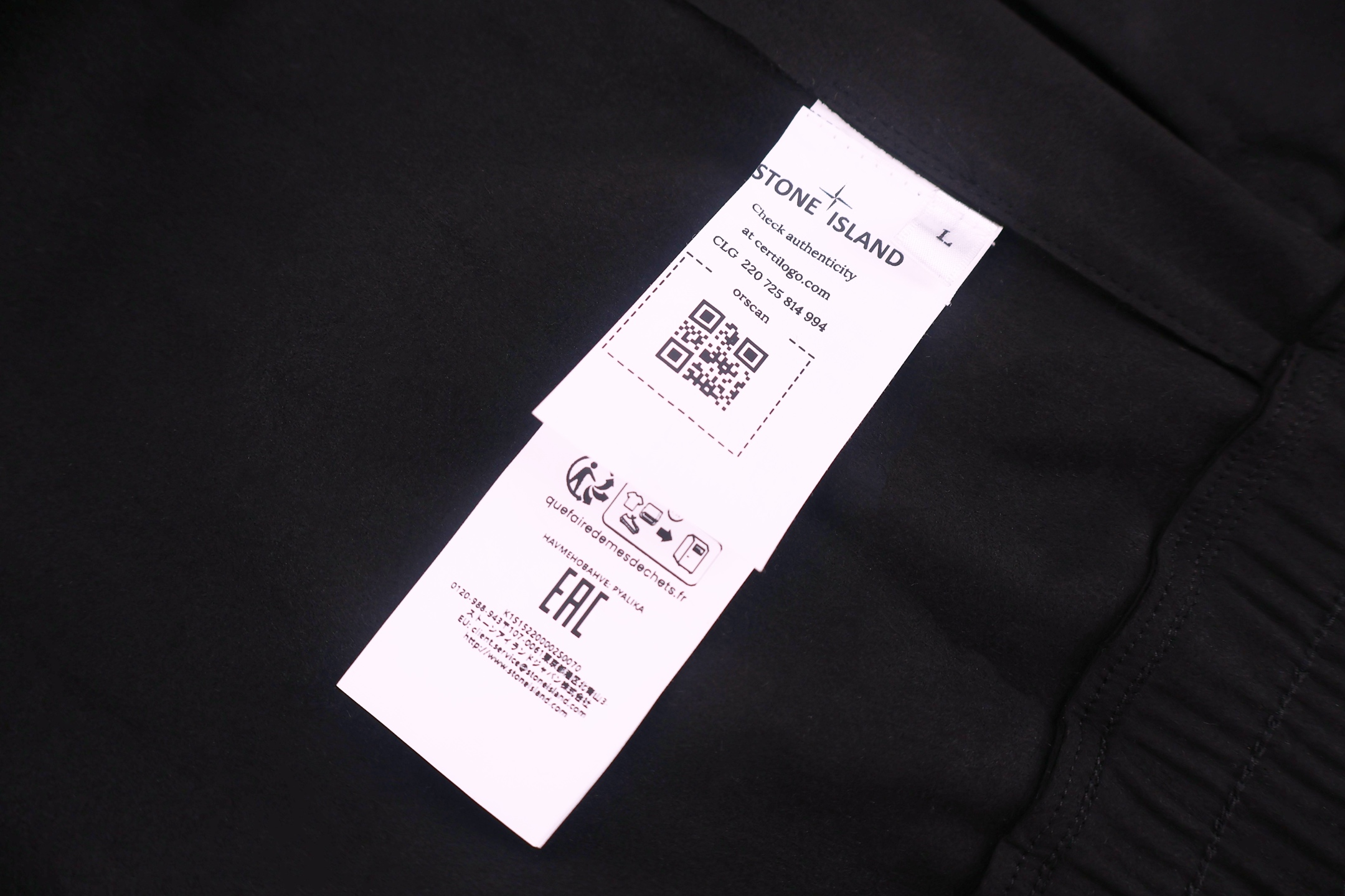STONE ISLAND 石头岛 Ghost Pieces幽灵系列 Alcantara拉链皮衣外套 夹克 长袖 黑色 C5