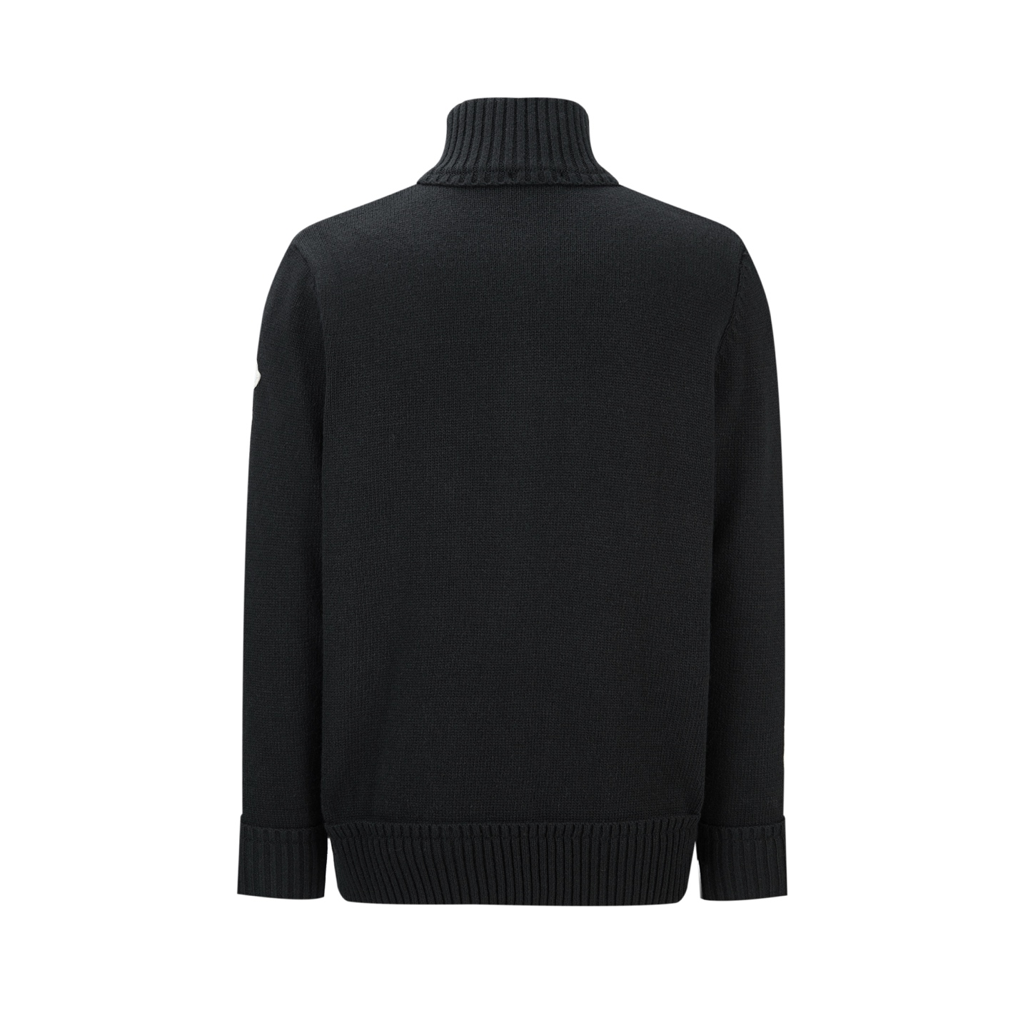 [Moncler 蒙口 徽标拉链立领针织开衫 毛衣 针织衫 秋冬 外套 灰色 黑色 B5